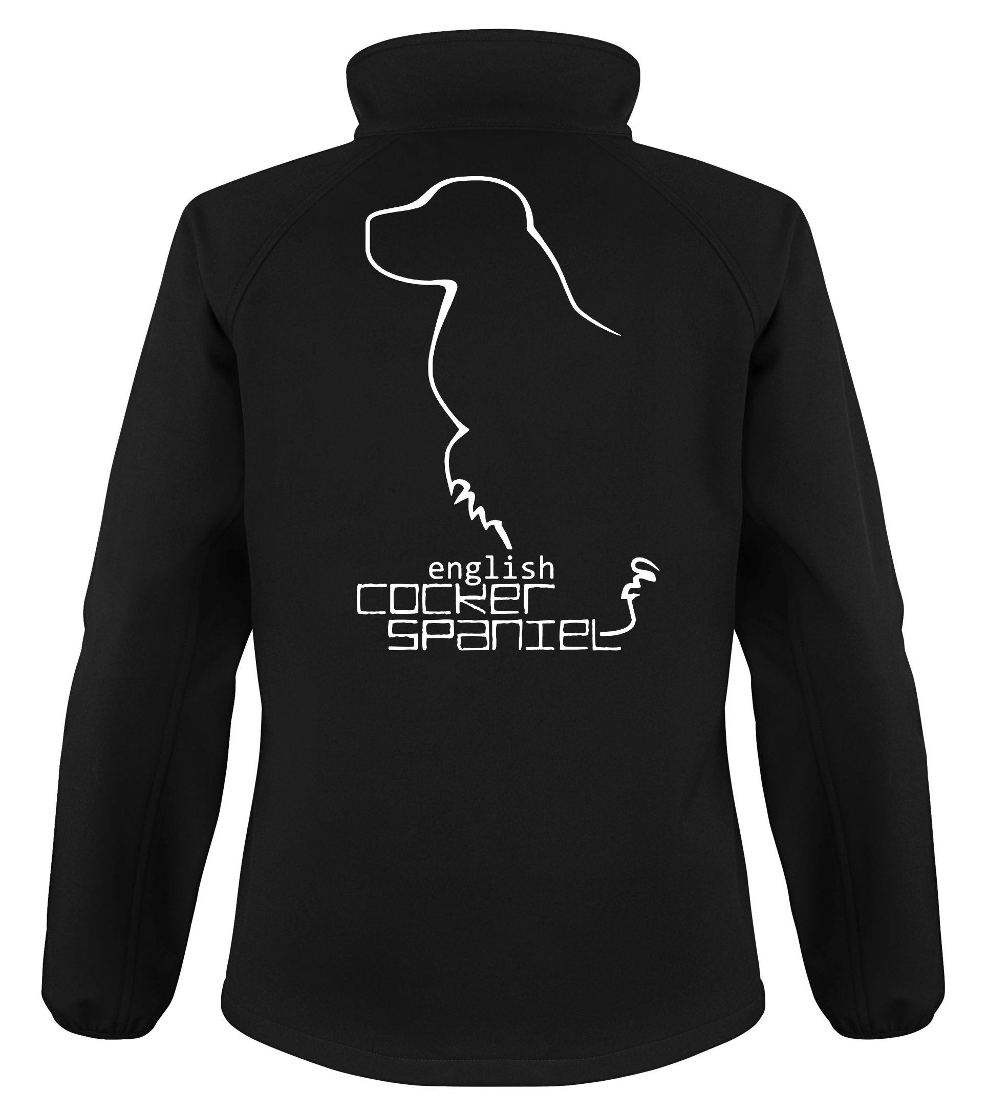 Softshell Jacket with Exclusive Dogeria English Cocker Spaniel Dog ...