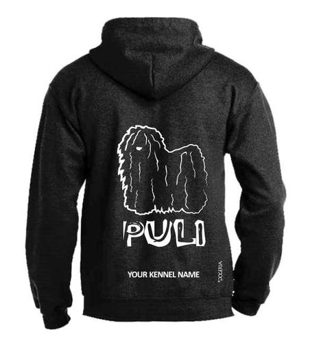 Puli (Hungarian) Dog Breed Design Pullover Hoodie Adult Single Colour
