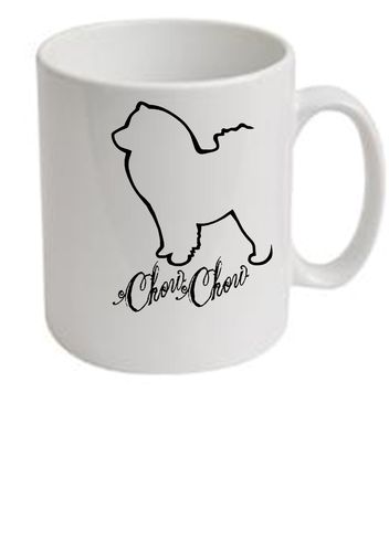 Chow Chow Dog Breed Design Ceramic Mug