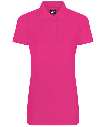 Premium Cotton Women's Polo Fuchsia
