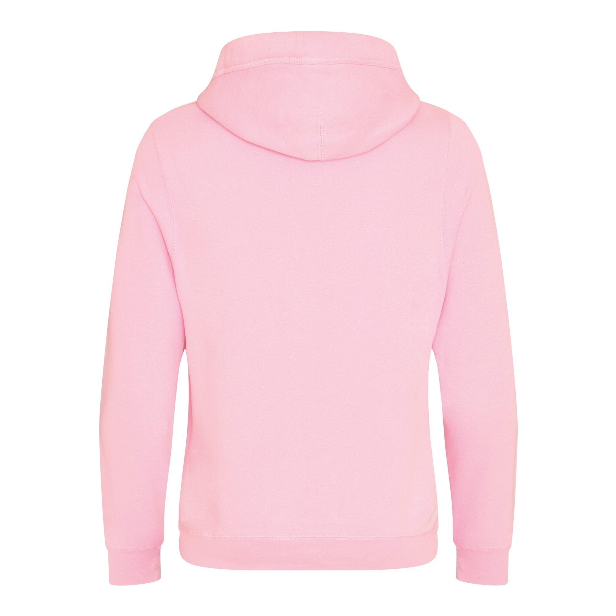 Cross Neck Hoodie Baby Pink