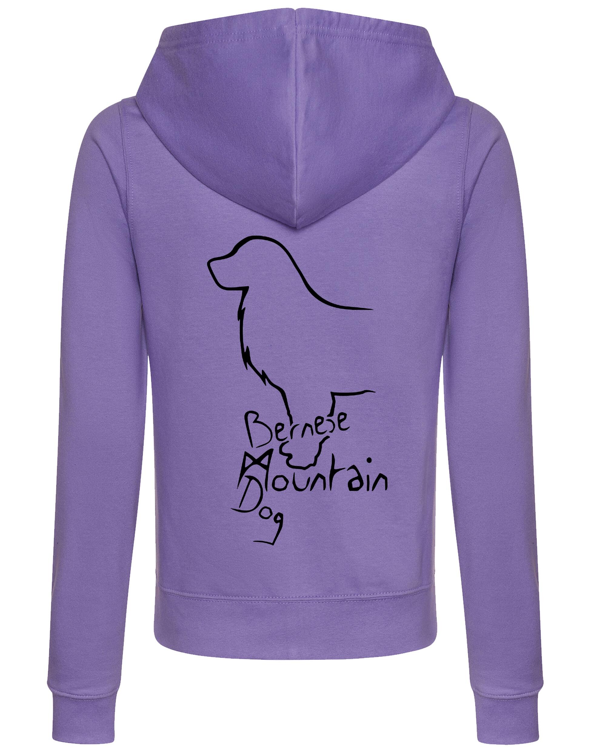 Bernese Mountain Dog Women’s Zipped Hoodie – Style, Comfort, and Bernese Love