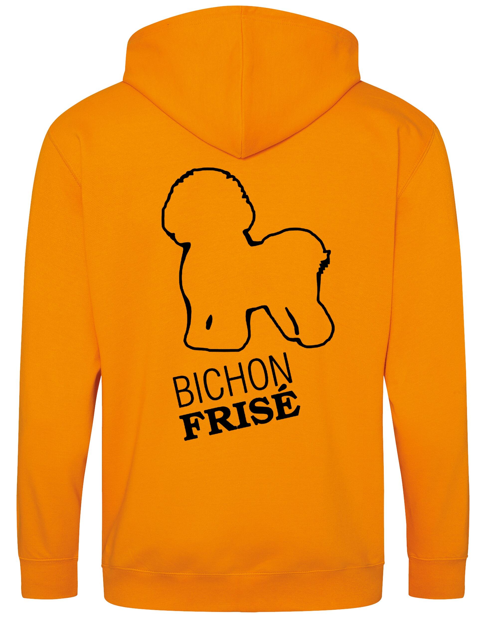 Bichon Frise Dog Breed Design Zipped Hoodie – Style and Comfort for Dog Lovers