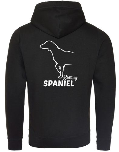 Brittany Spaniel Dog Breed Design Unisex Crossneck Pullover Hoodie – A Must-Have for Brittany Spaniel Fans
