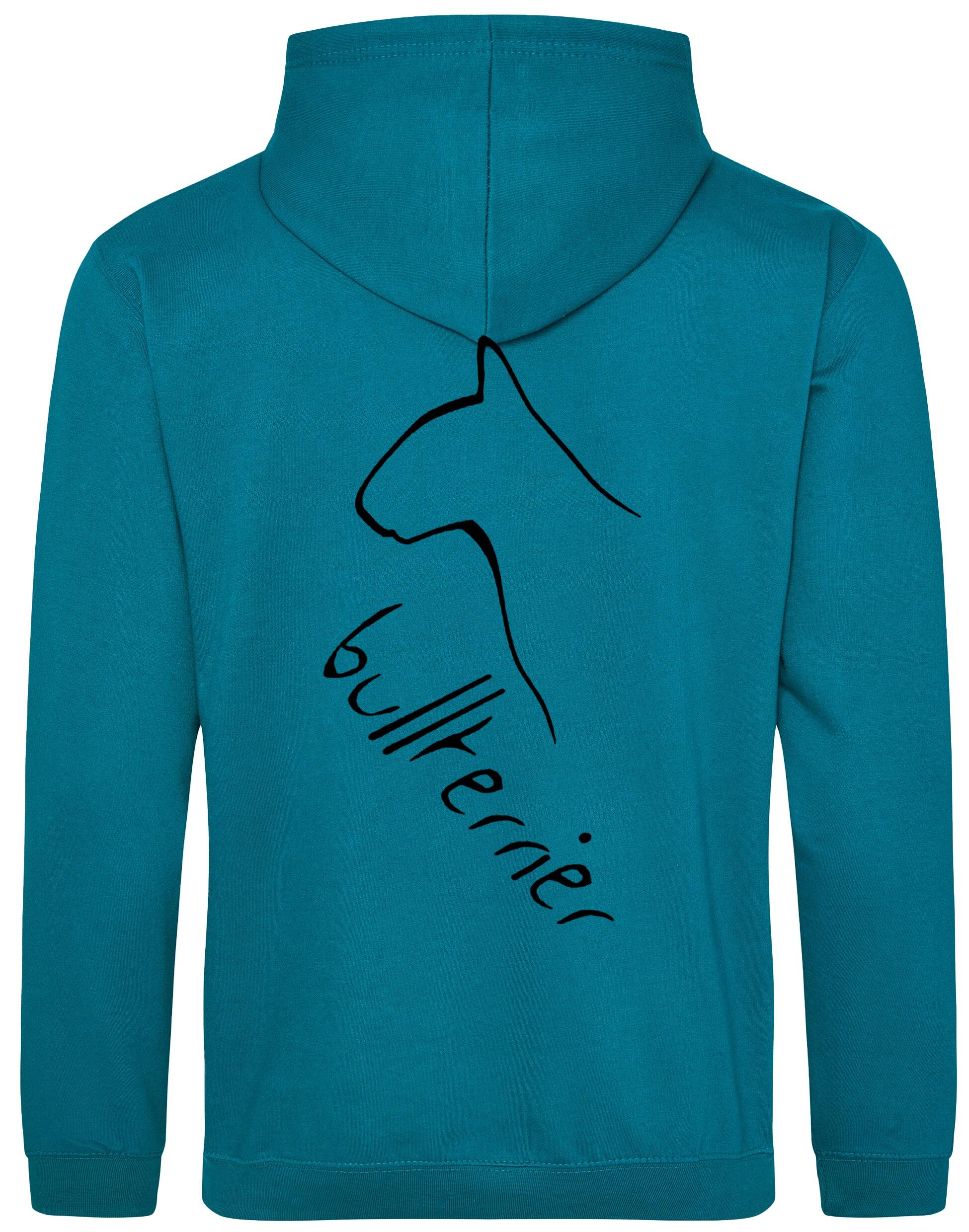 Bullterrier Dog Breed Design Pullover Hoodie – Style and Comfort for Dog Lovers