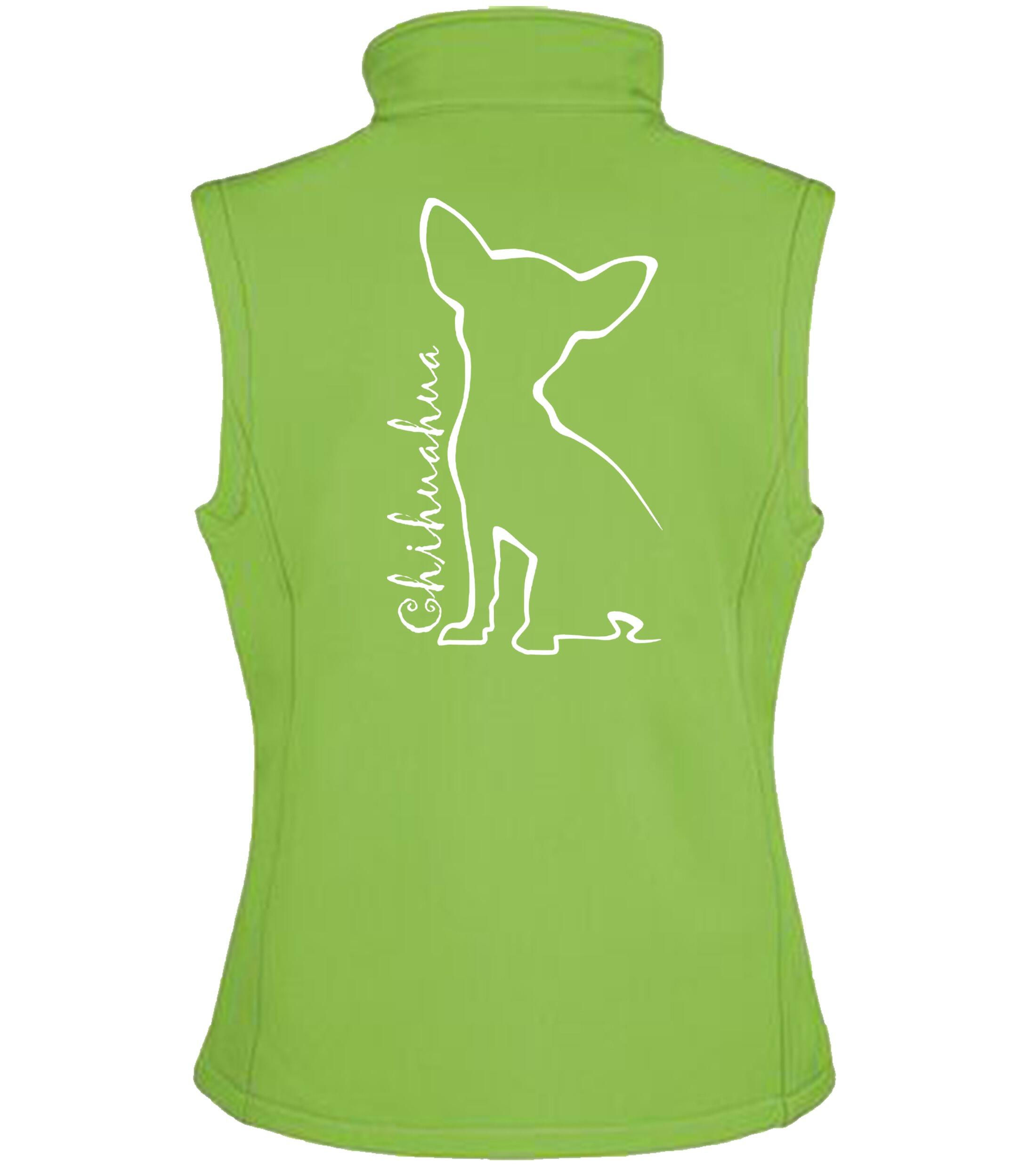 Chihuahua Dog Breed Design Women’s Softshell Gilet – Where Style Meets Functionality