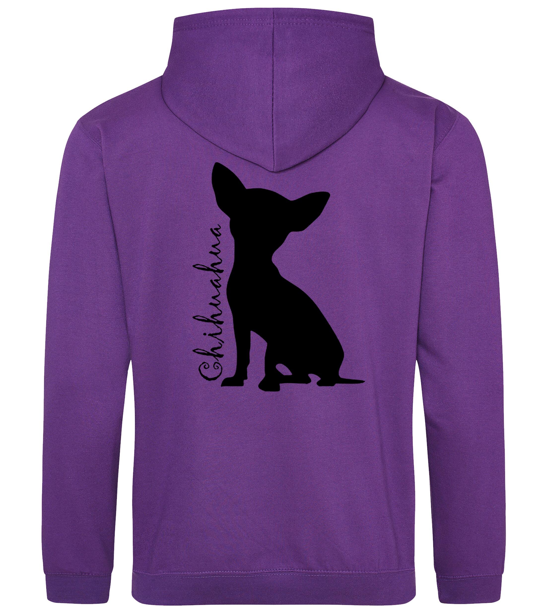 Chihuahua Silhouette Pullover Hoodie – Cozy, Stylish, and Perfect for Chihuahua Lovers