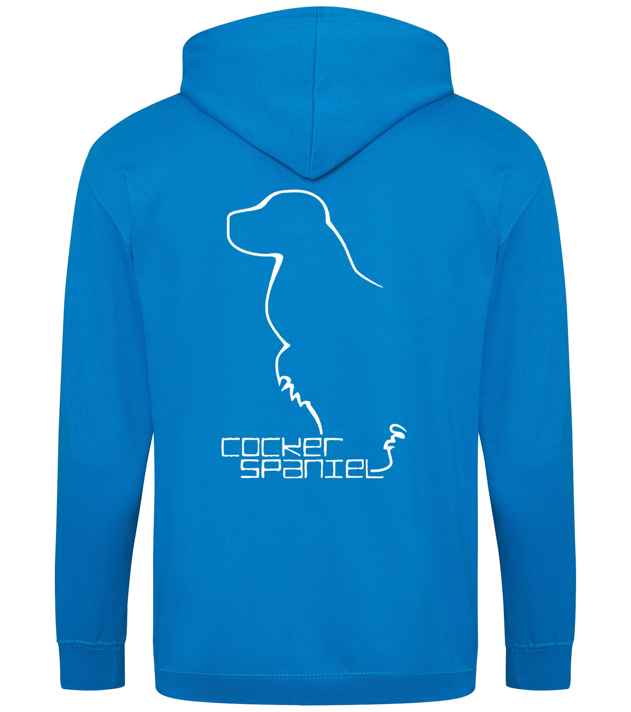 Cocker Spaniel Dog Breed Design Zipped Hoodie – Comfort, Style, and Cocker Spaniel Pride