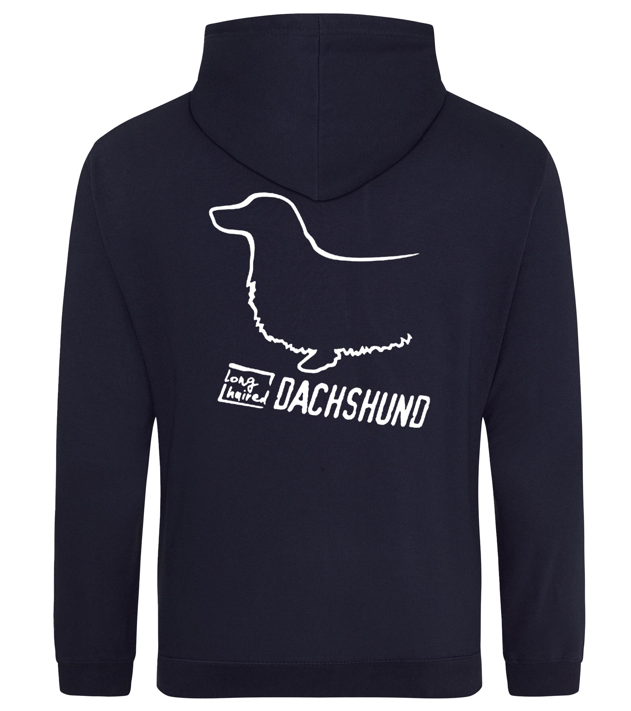 ​​Dachshund (Longhaired) Dog Breed Design Pullover Hoodie – Cozy & Stylish for Dachshund Lovers