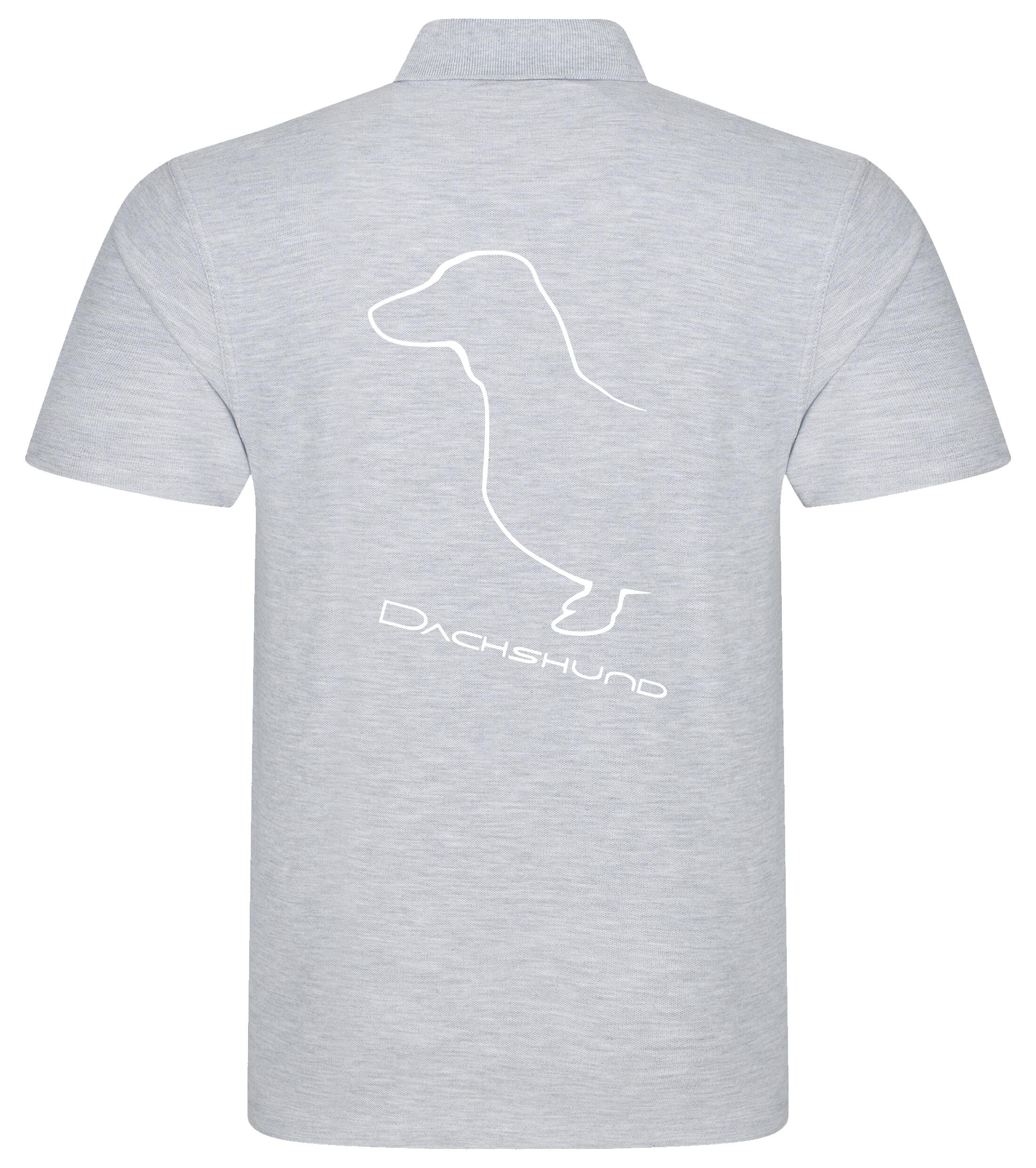Dachshund (Smooth) Dog Breed Design Unisex Cotton Polo – Timeless Style for Dachshund Enthusiasts