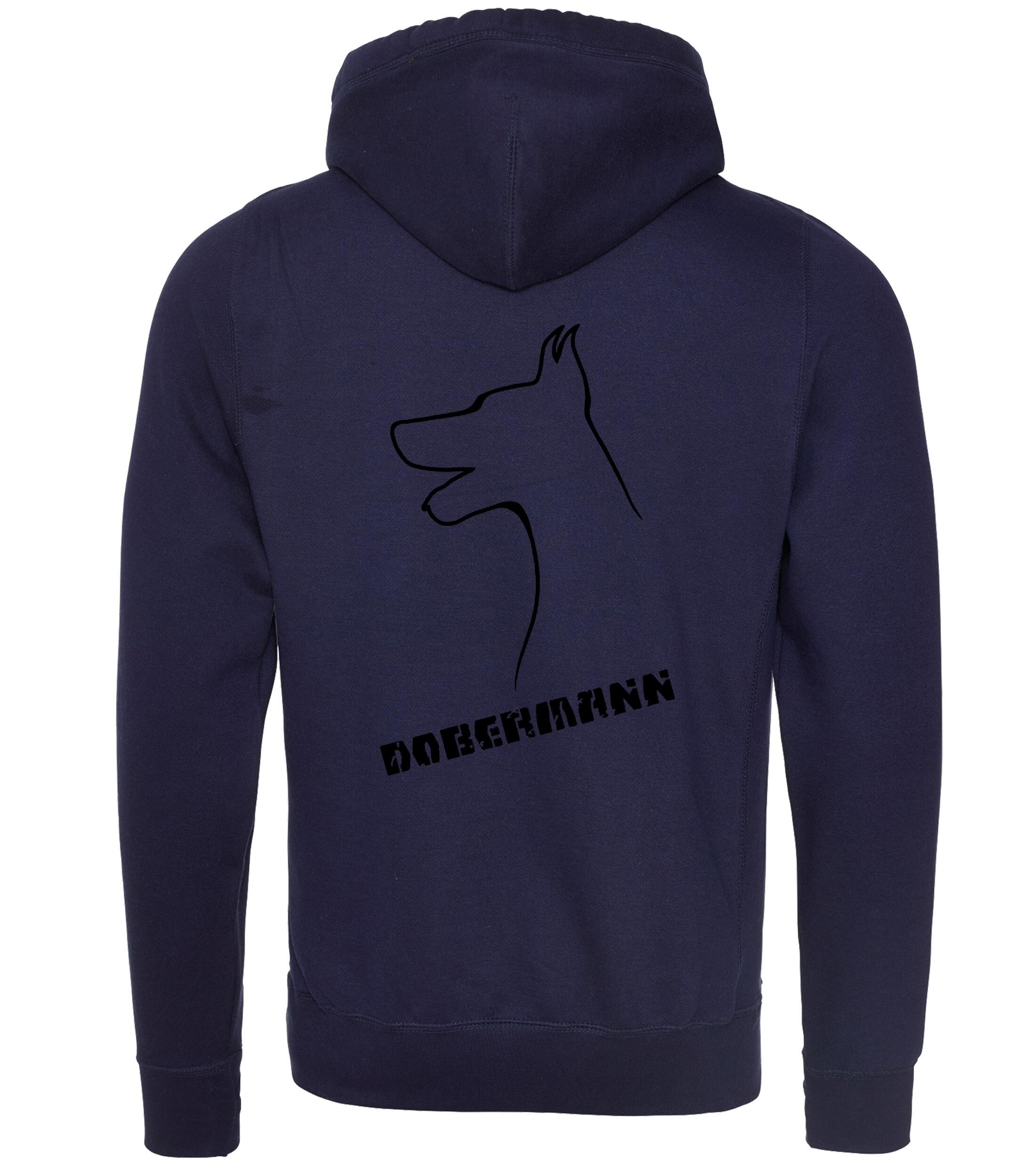 Dobermann (Head) Unisex Crossneck Pullover Hoodie – Style & Dobermann Pride