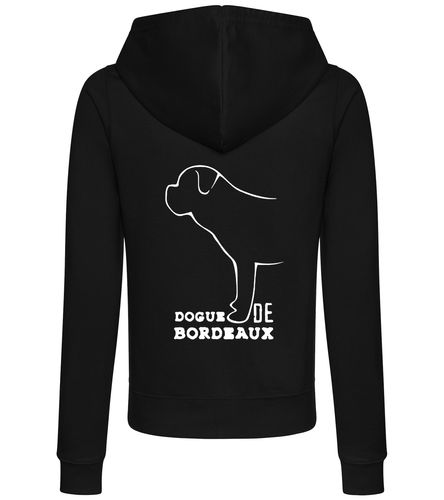 Dogue De Bordeaux Women’s Zipped Hoodie – Stylish & Cozy for Dogue De Bordeaux Enthusiasts