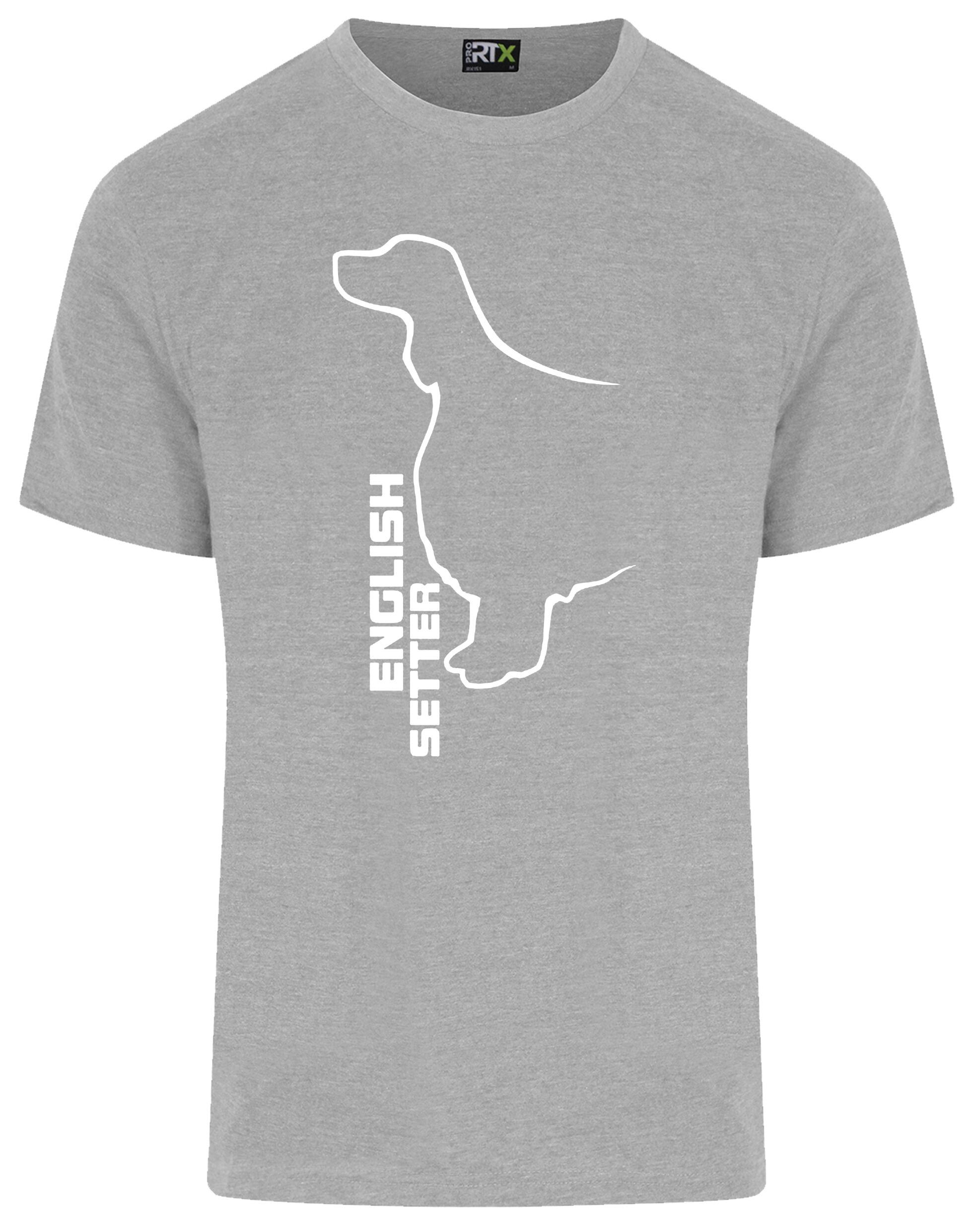 Unisex Roundneck T-shirt with English Setter Design – Style for Every Setter Fan