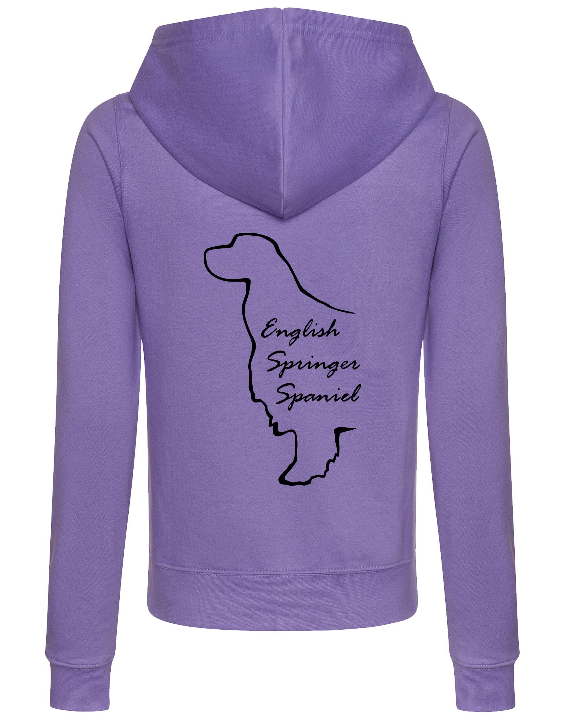 English Springer Spaniel Women’s Zipped Hoodie – Cozy, Stylish, and Perfect for Springer Spaniel Fans