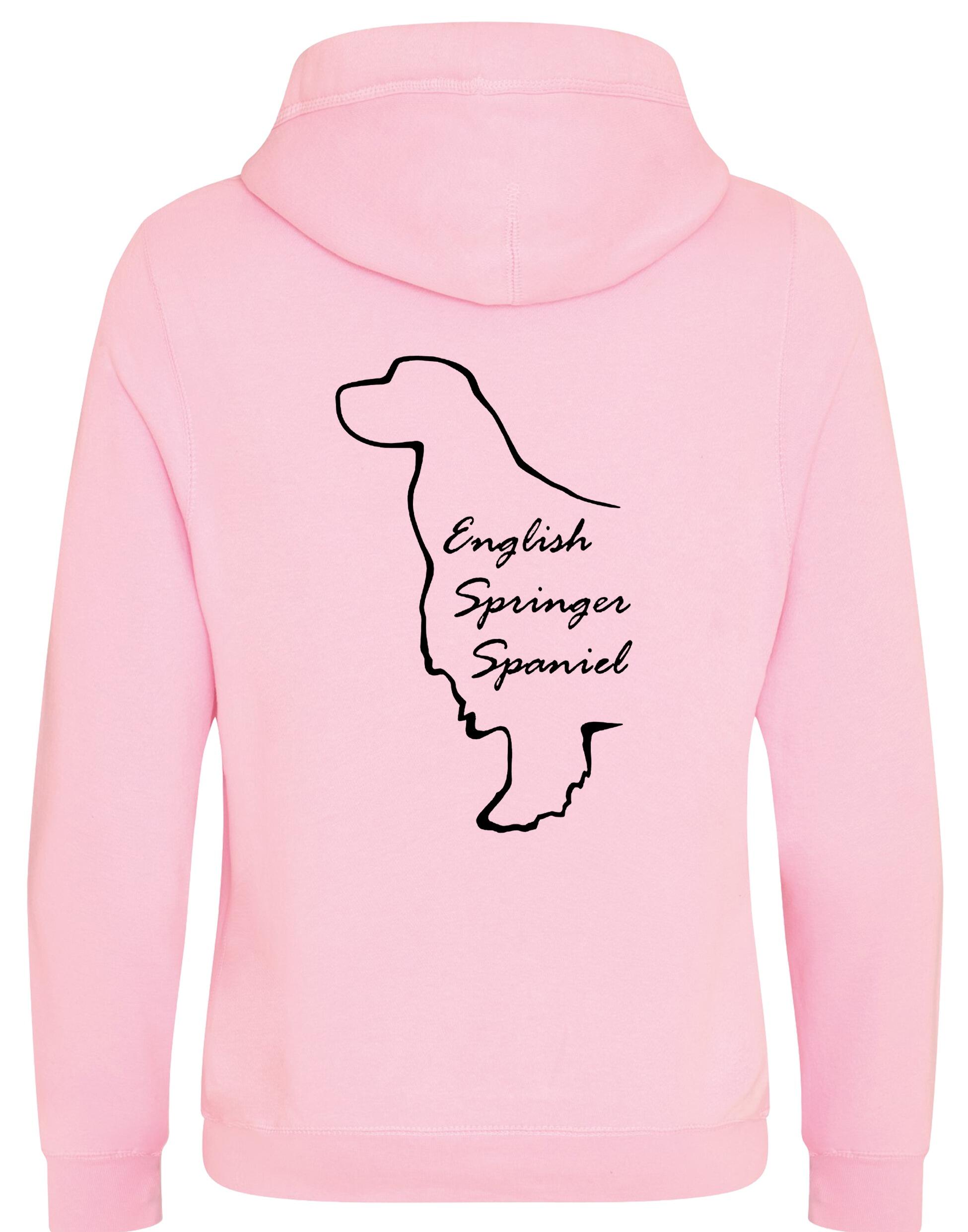 English Springer Spaniel Unisex Crossneck Pullover Hoodie – Cosy and Perfect for Springer Enthusiasts