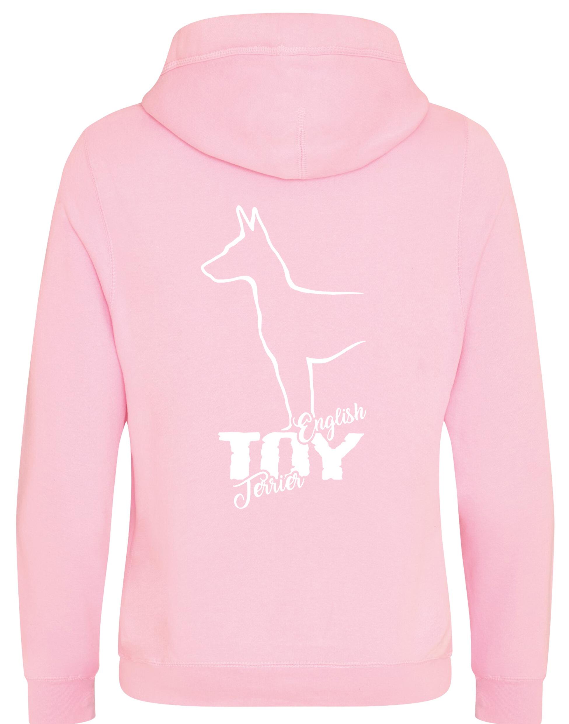 English Toy Terrier Unisex Crossneck Pullover Hoodie – A Stylish Essential for Terrier Enthusiasts