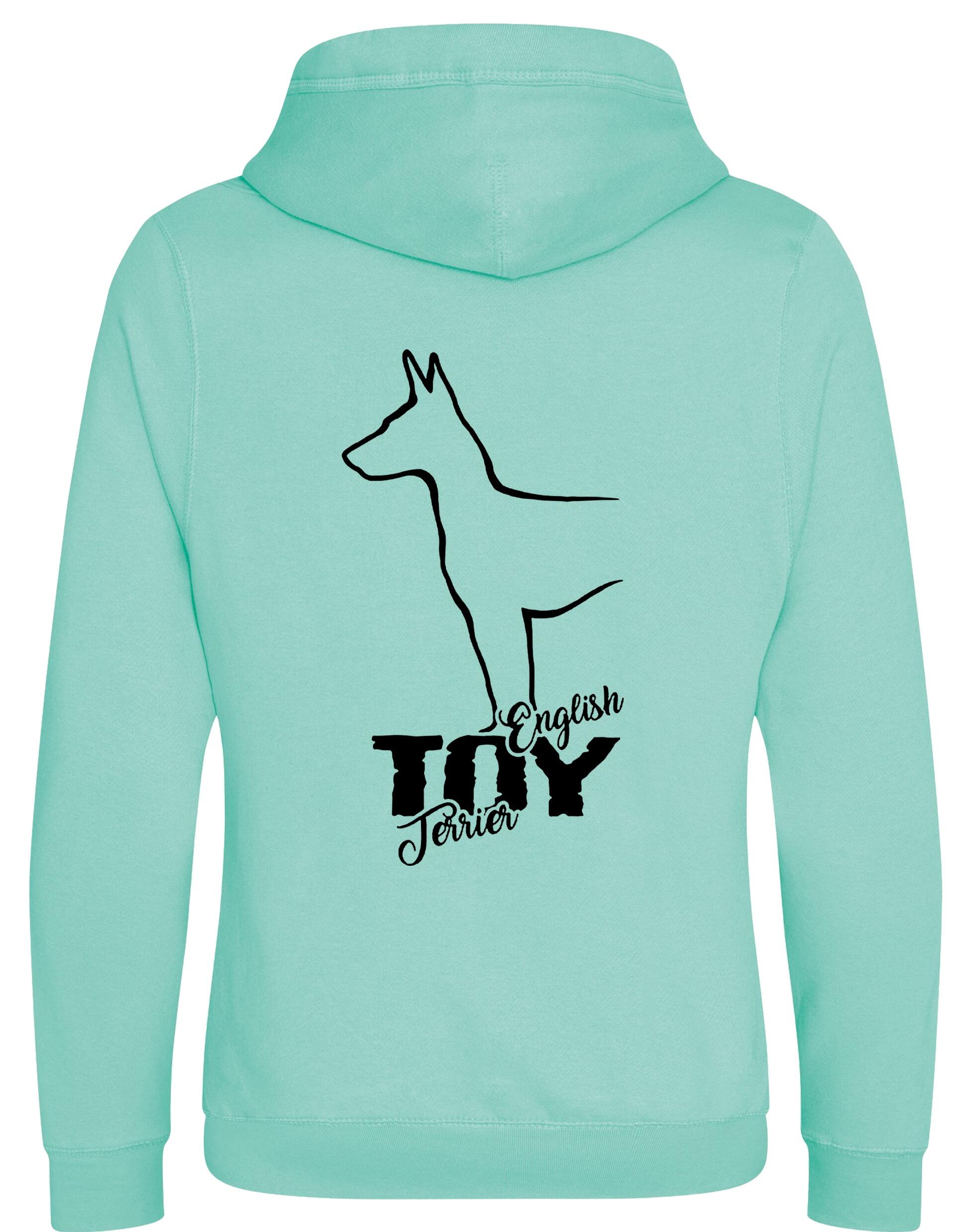 English Toy Terrier Unisex Crossneck Pullover Hoodie – A Stylish Essential for Terrier Enthusiasts