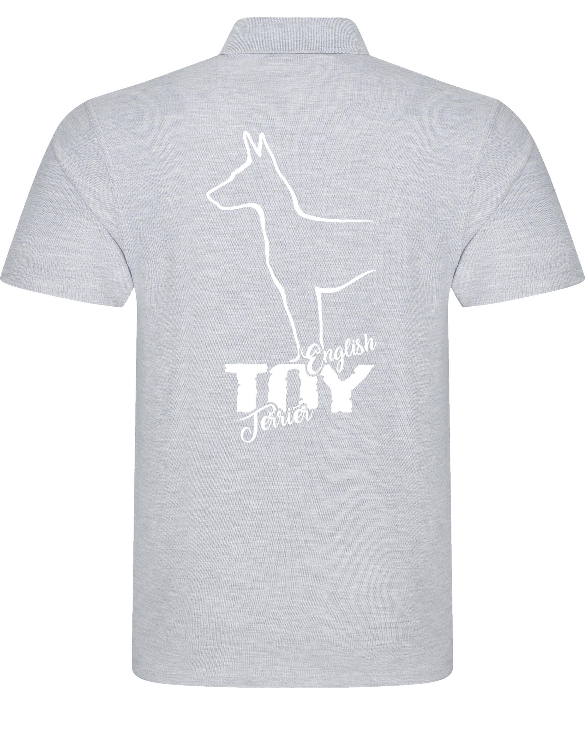 English Toy Terrier Unisex Cotton Polo – Classic Style for Terrier Enthusiasts