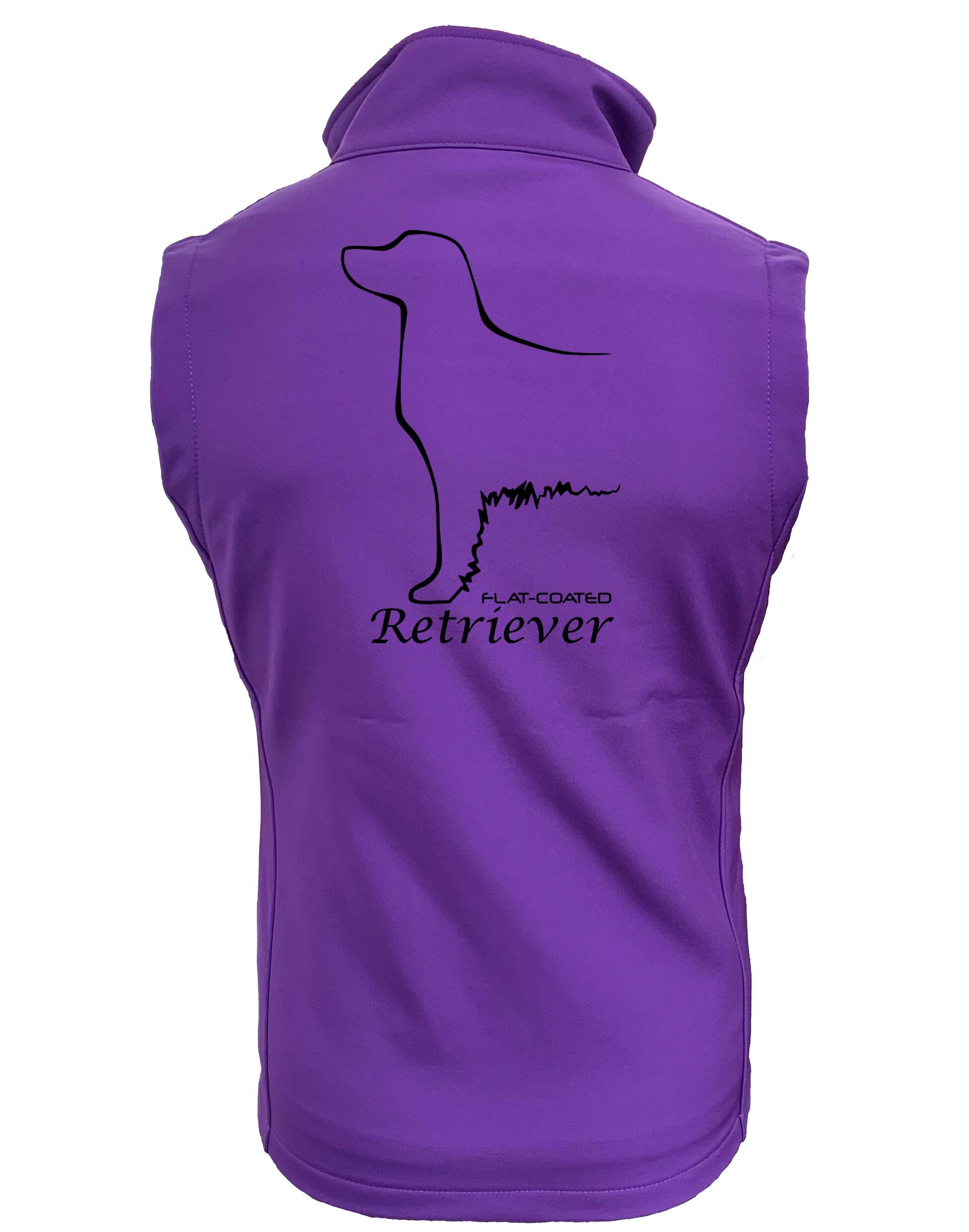 Flat Coated Retriever Women’s Softshell Gilet – Elegance and Functionality for Retriever Enthusiasts