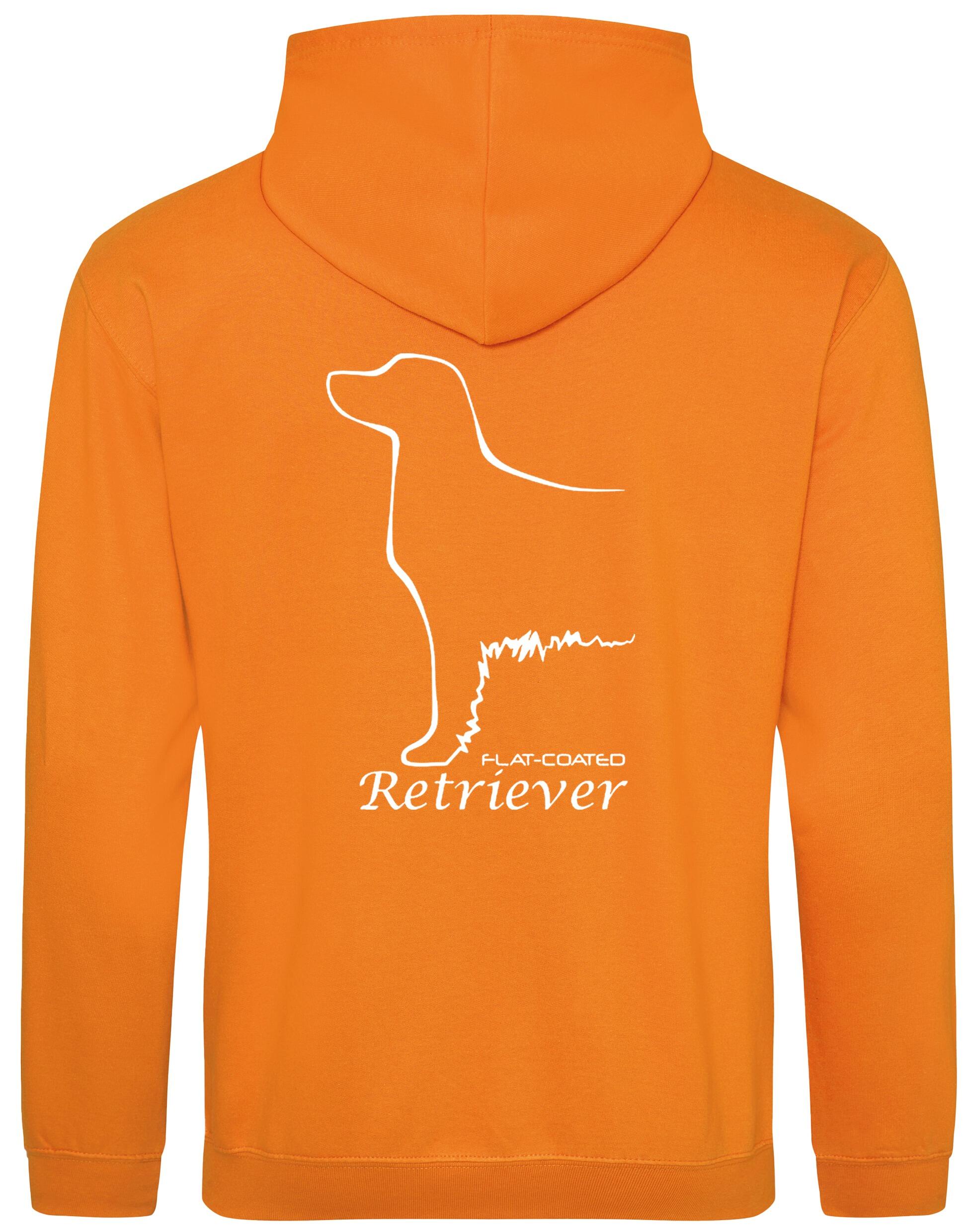 Flat Coated Retriever Dog Breed Design Pullover Hoodie – Cozy Comfort for Retriever Enthusiasts