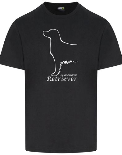 Flat Coated Retriever Unisex Roundneck T-shirt – Stylish Comfort for Retriever Fans