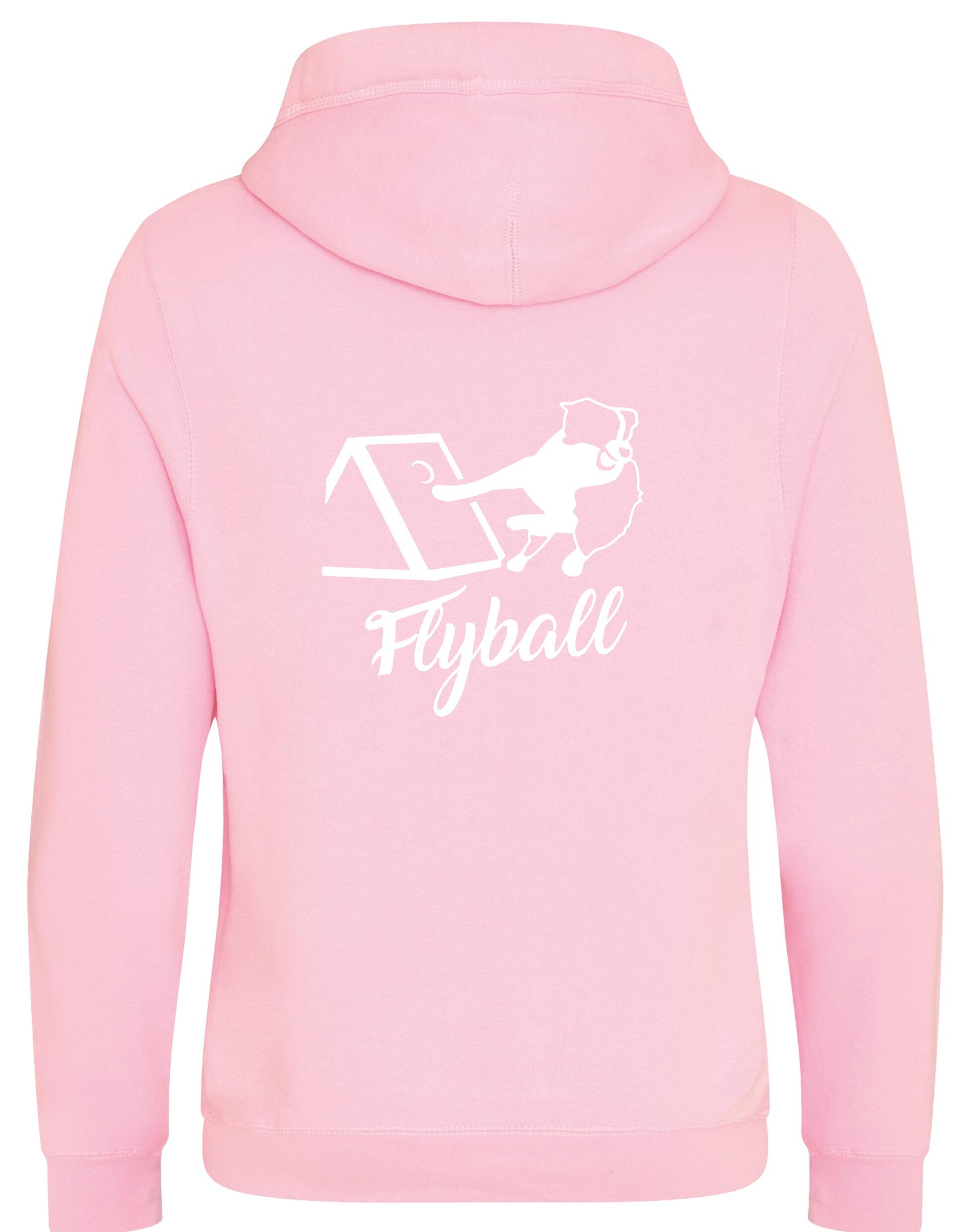 Flyball Unisex Crossneck Pullover Hoodie – A Stylish Essential for Flyball Enthusiasts