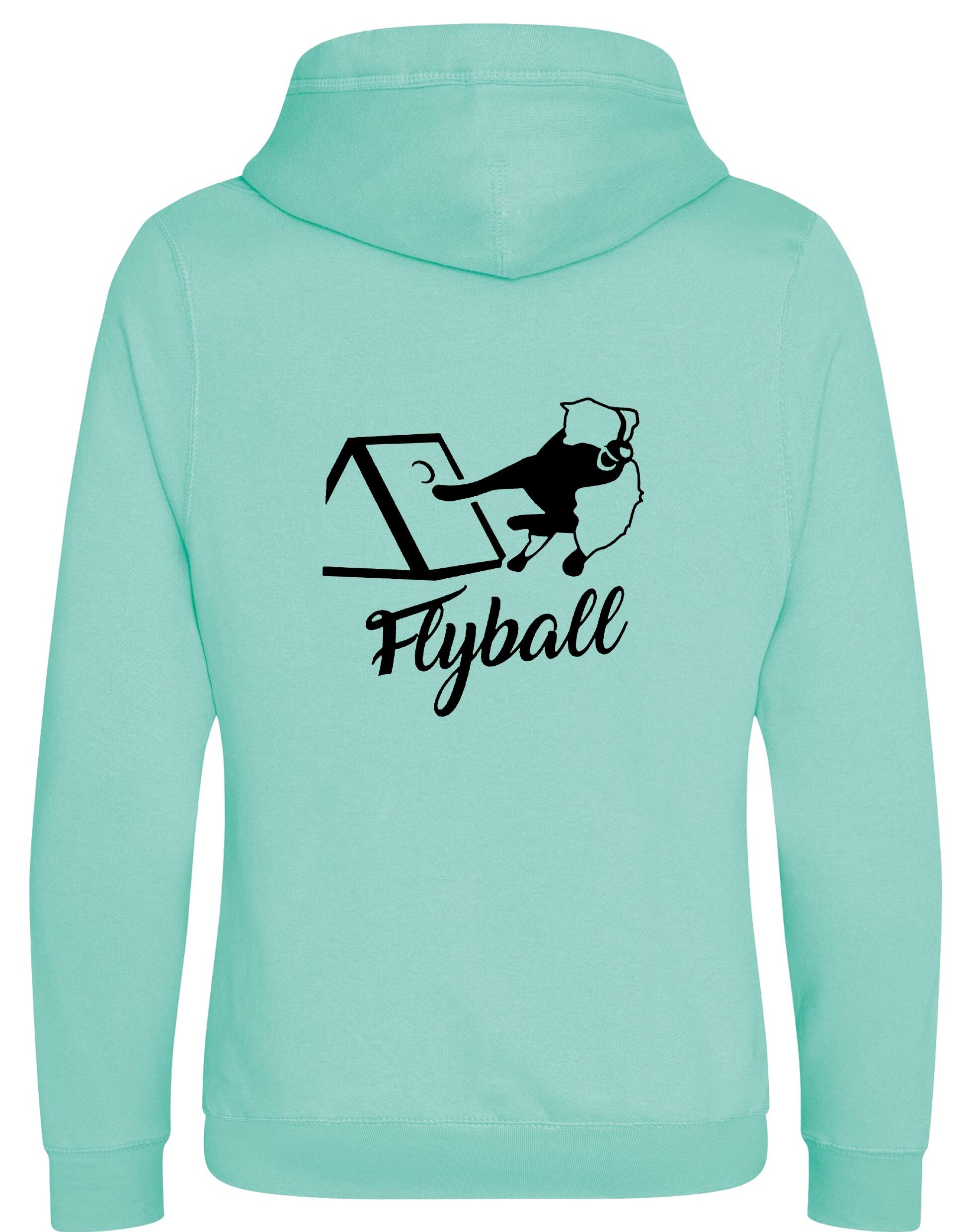 Flyball Unisex Crossneck Pullover Hoodie – A Stylish Essential for Flyball Enthusiasts
