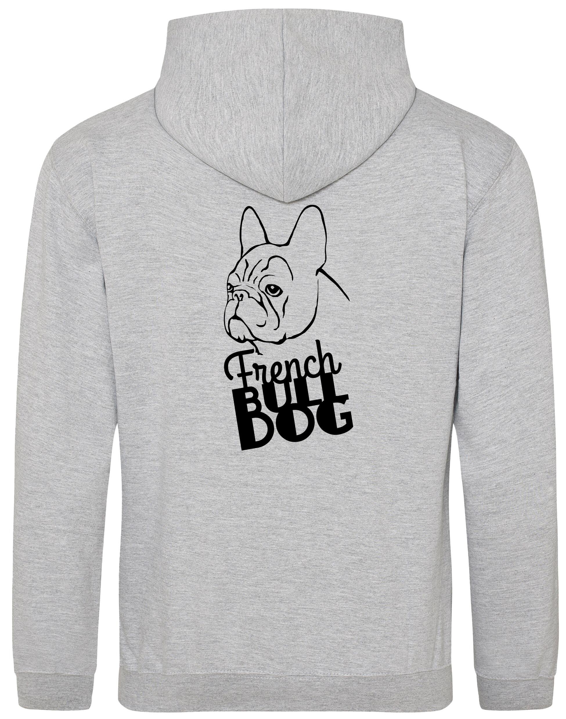 French Bulldog (Head) Design Pullover Hoodie – Cozy and Stylish for Bulldog Enthusiasts