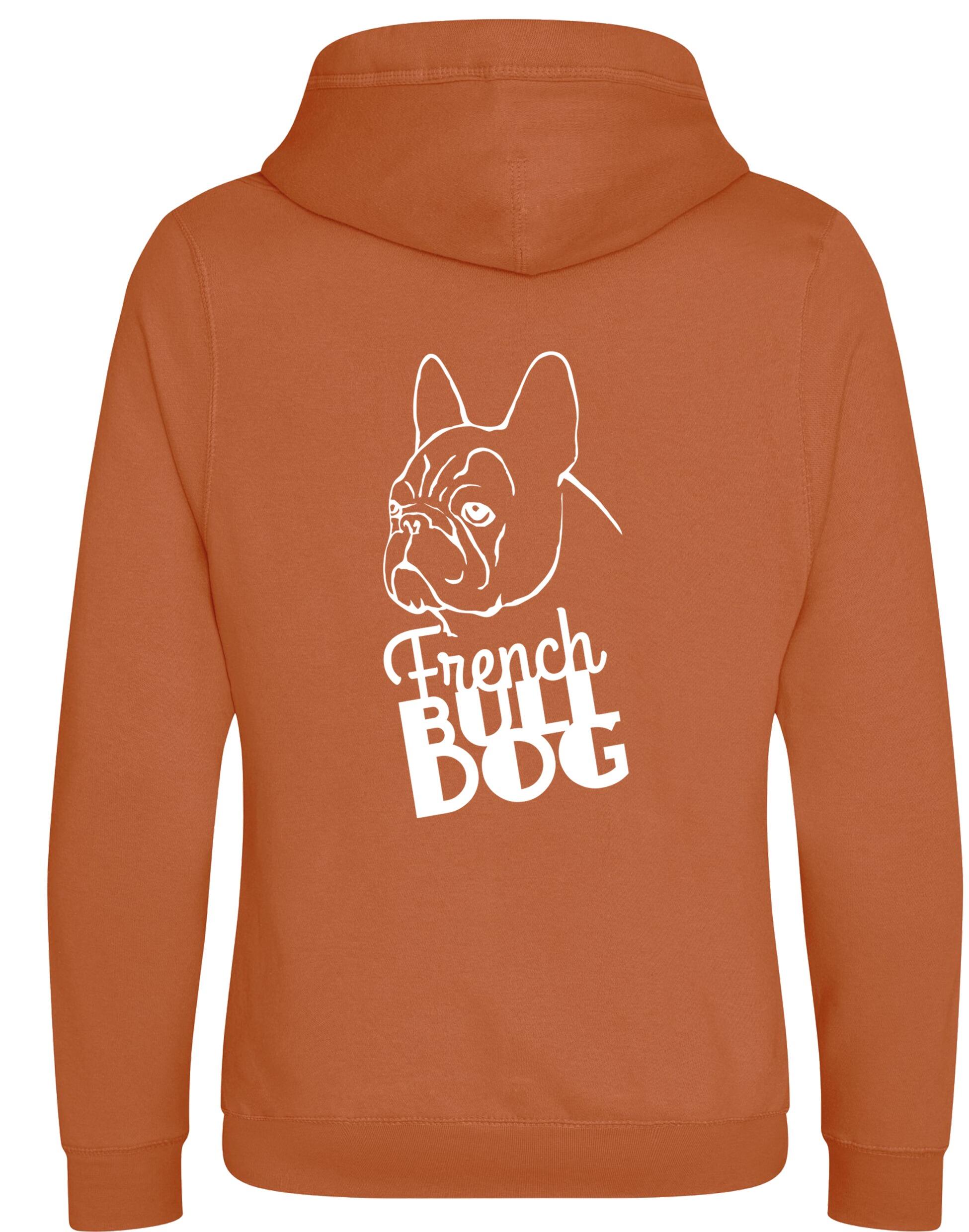 French Bulldog (Head) Unisex Crossneck Pullover Hoodie – A Must-Have for Bulldog Fans