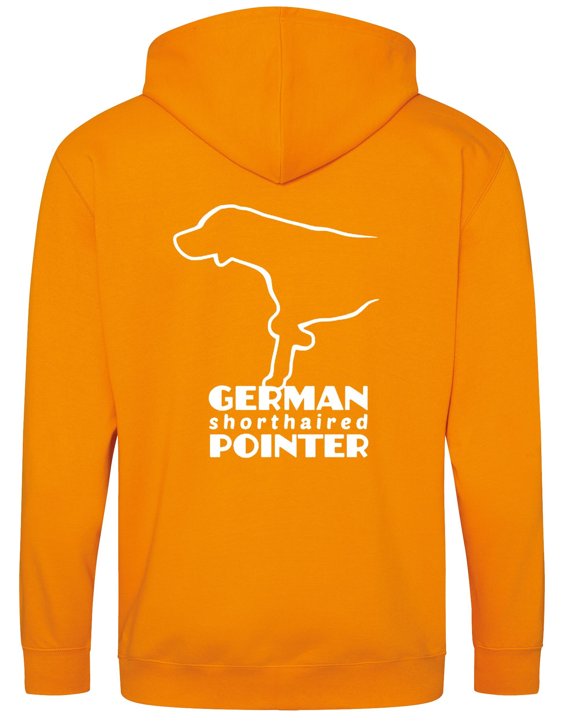 German Shorthaired Pointer Zipped Hoodie – Comfort, Style, and Pointer Pride