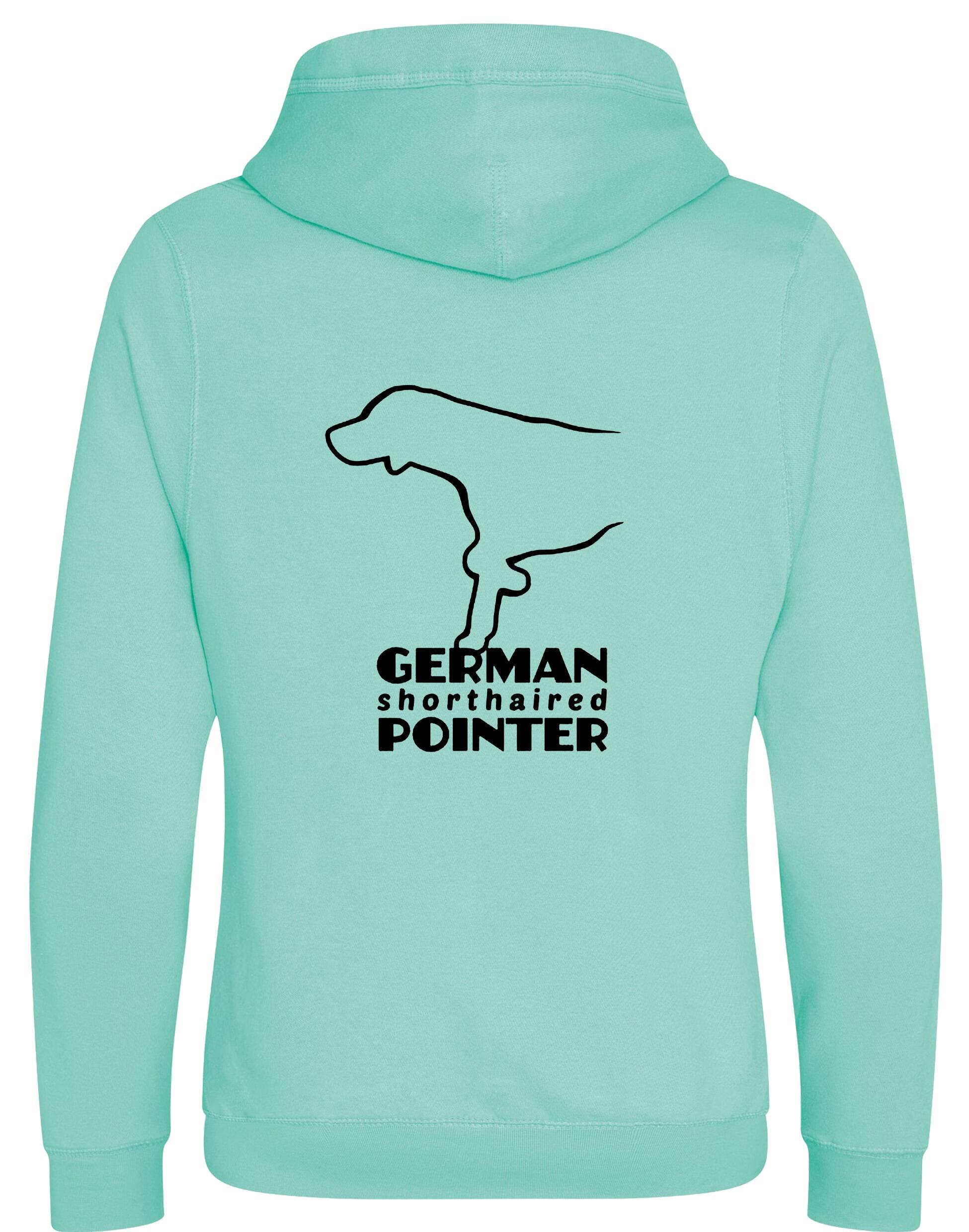 German Shorthaired Pointer Unisex Crossneck Pullover Hoodie – A Must-Have for Pointer Fans