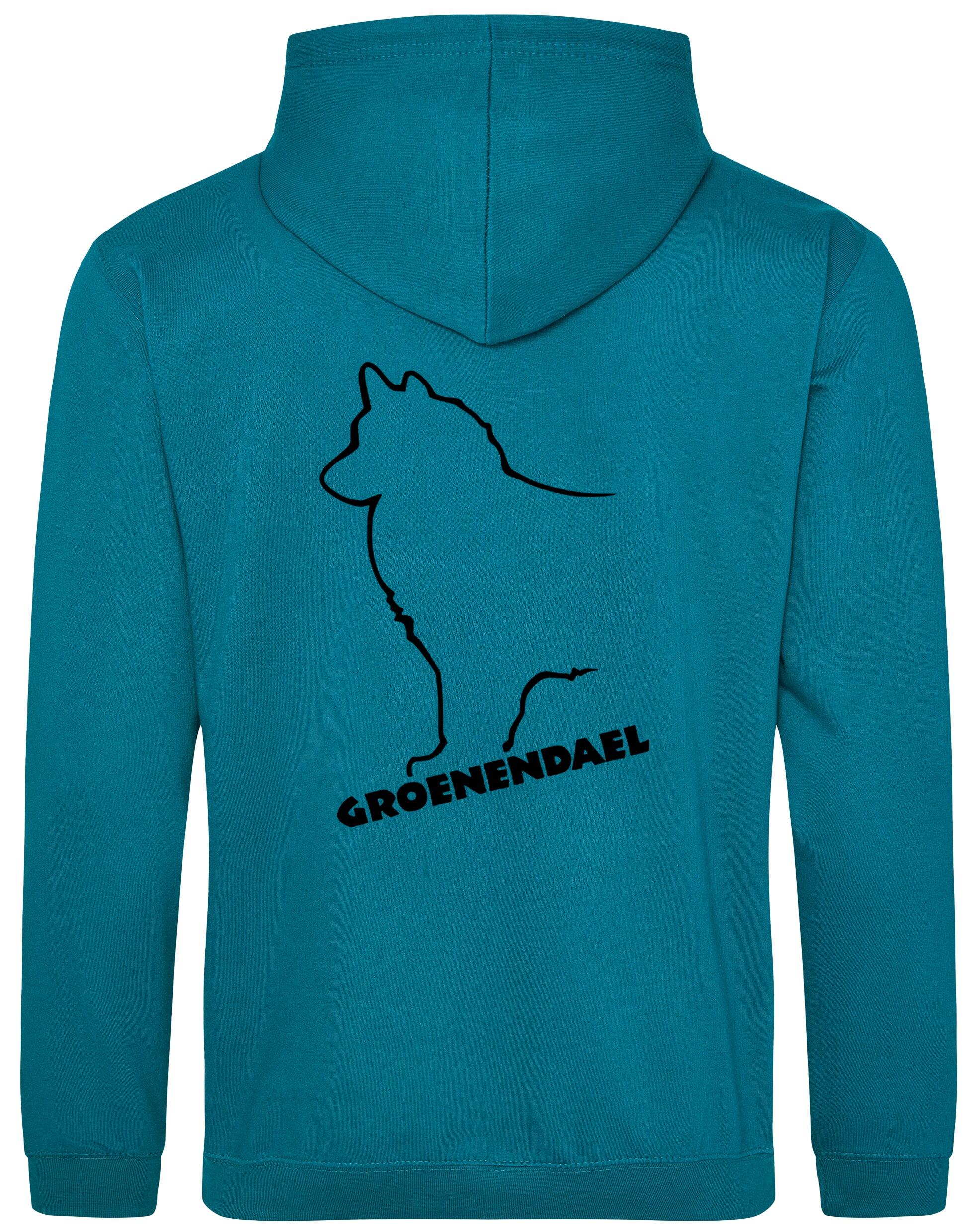 Groenendael Design Pullover Hoodie – Premium heavy-blend fabric, cozy fleece lining, and customizable with your Groenendael's name.