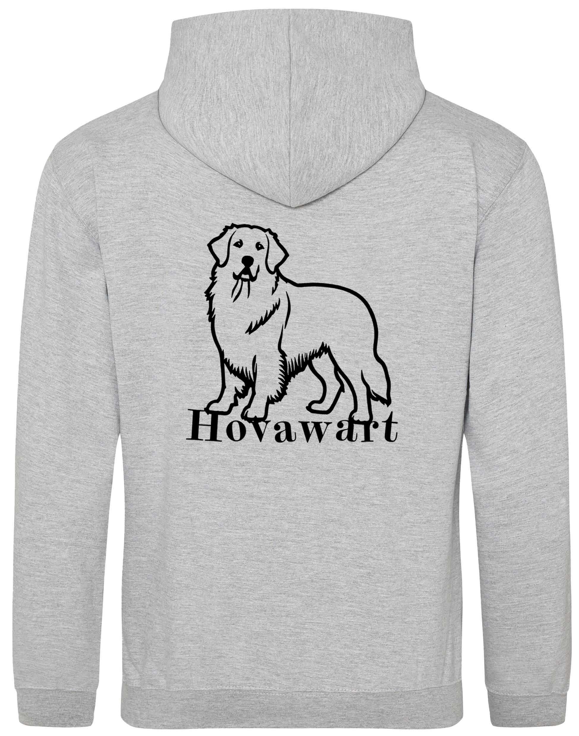 Hovawart Design Pullover Hoodie with Exclusive Artwork – Cozy fleece interior and customizable for dog lovers.