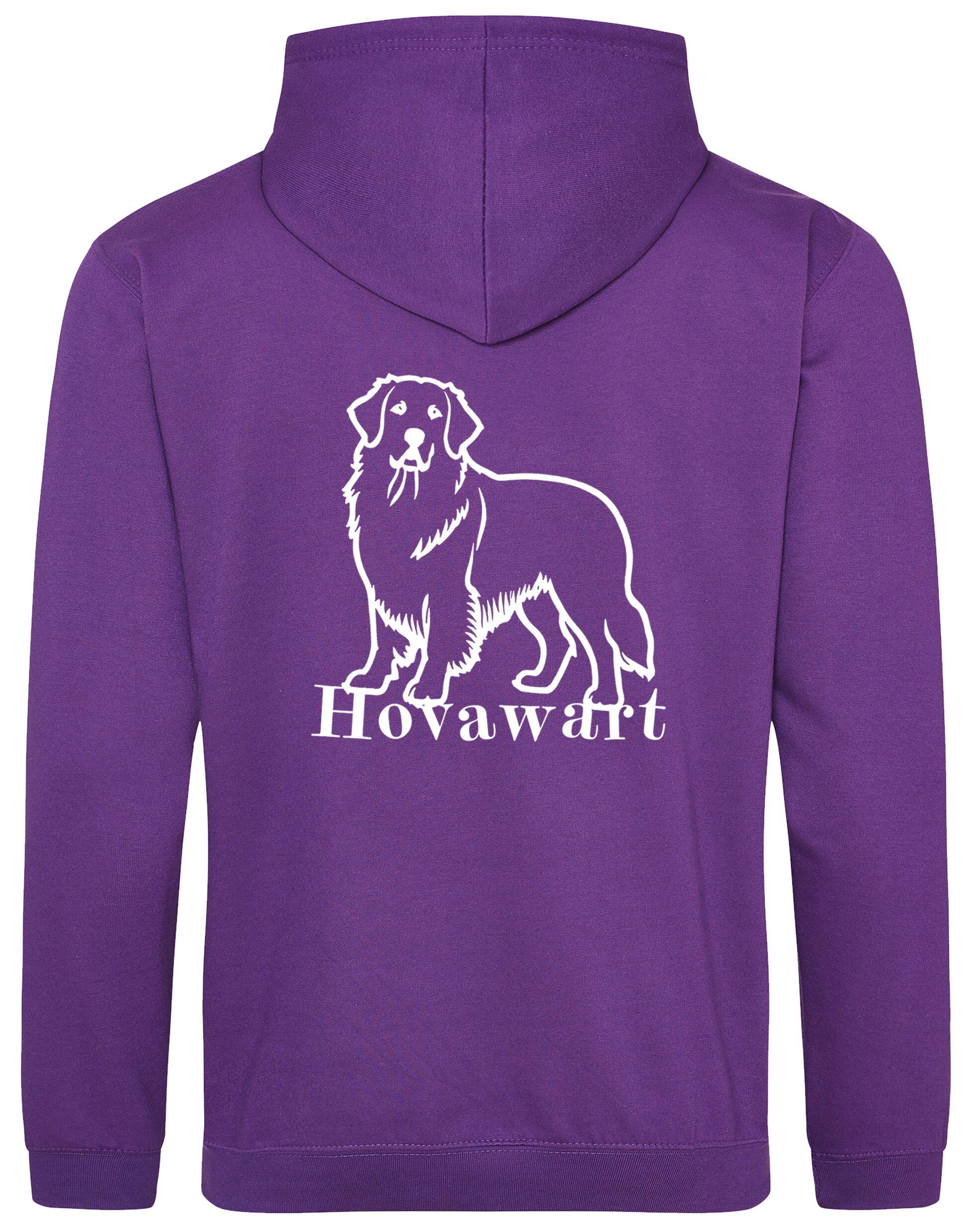 Hovawart Design Pullover Hoodie with Exclusive Artwork – Cozy fleece interior and customizable for dog lovers.