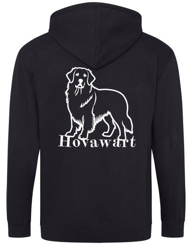 Hovawart Zipped Hoodie – Durable heavy-blend fabric with exclusive breed artwork, perfect for Hovawart lovers.