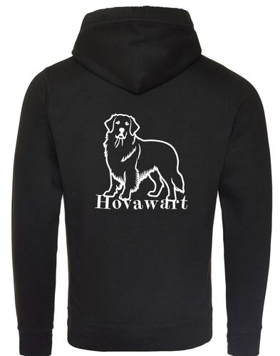 Hovawart Unisex Crossneck Pullover Hoodie – Modern design with exclusive breed graphic, perfect for Hovawart lovers.