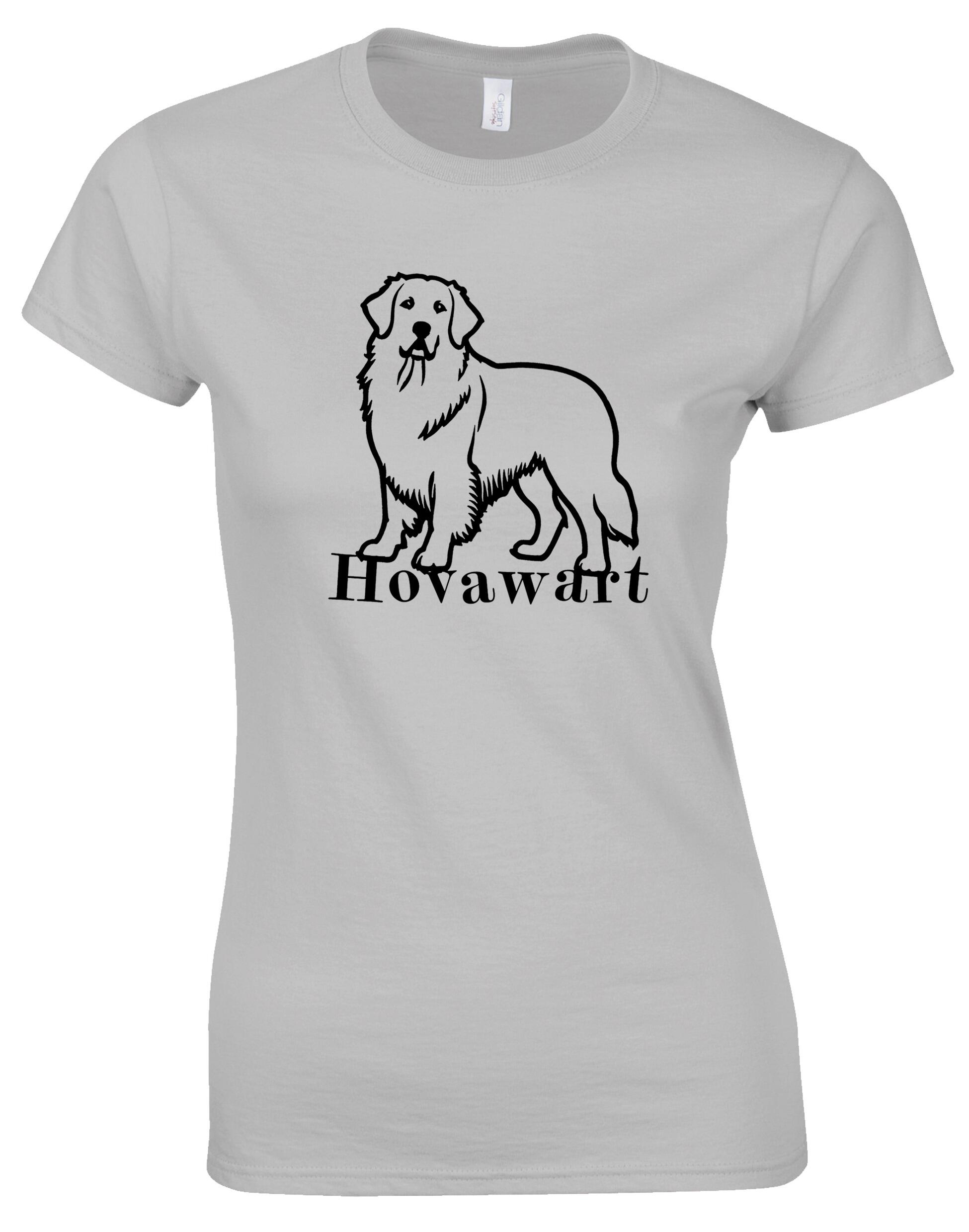 Hovawart Female Roundneck T-shirt – Soft cotton fabric with exclusive breed graphic, perfect for Hovawart enthusiasts.