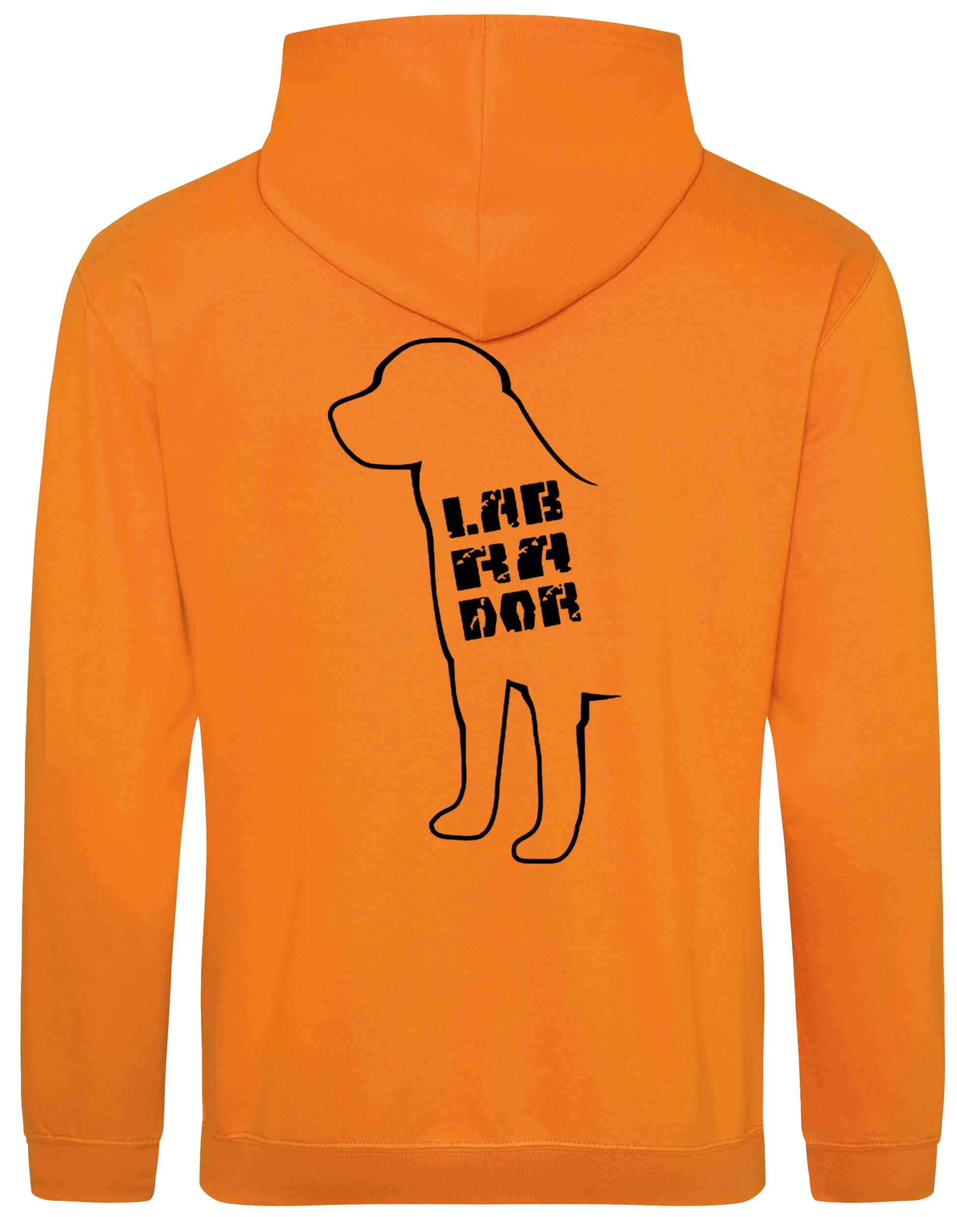 Pullover hoodie featuring exclusive Labrador artwork, crafted with cozy fleece fabric and personalized options for breed enthusiasts.