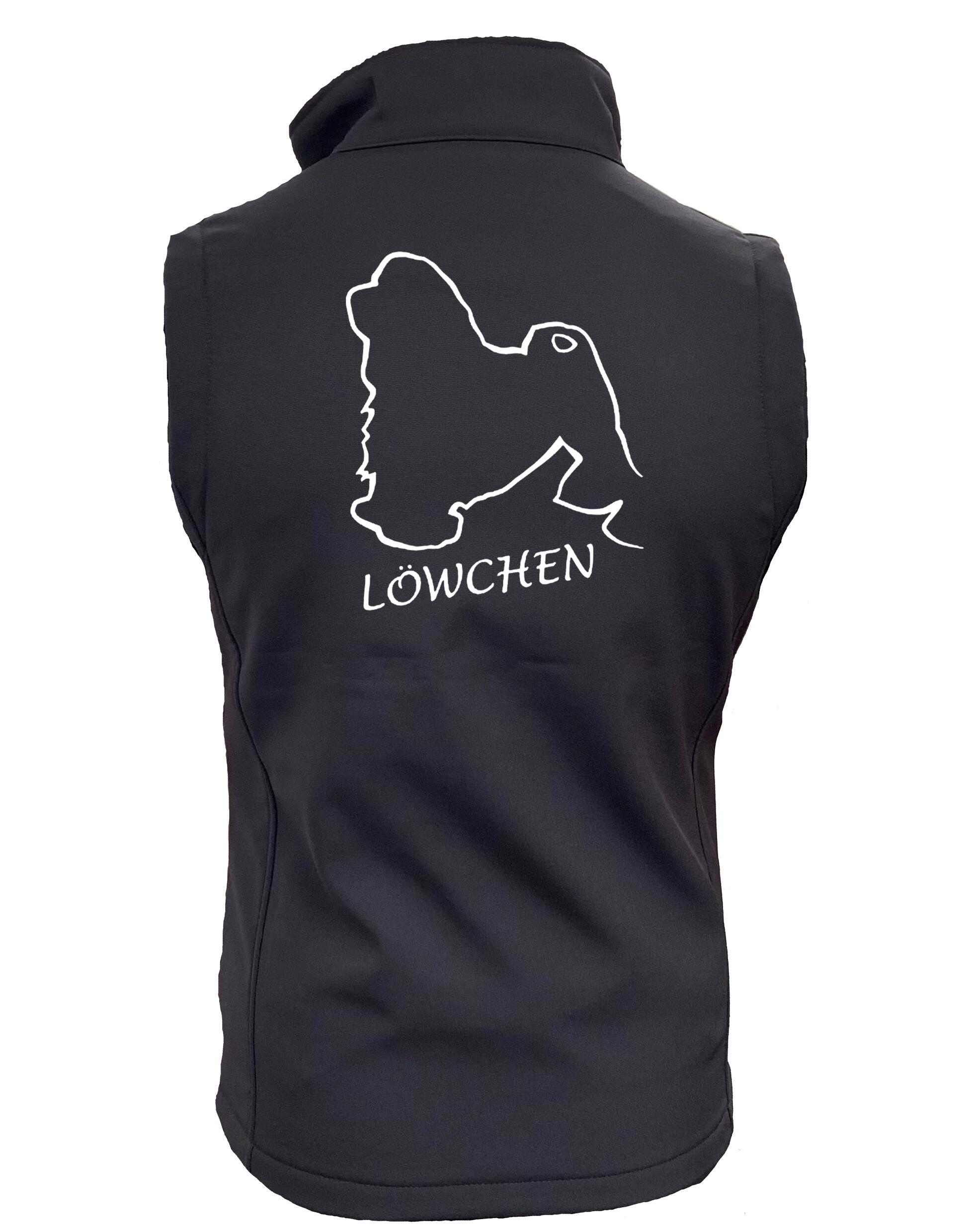 Lowchen Unisex Softshell Jacket with fleece lining and exclusive breed design.