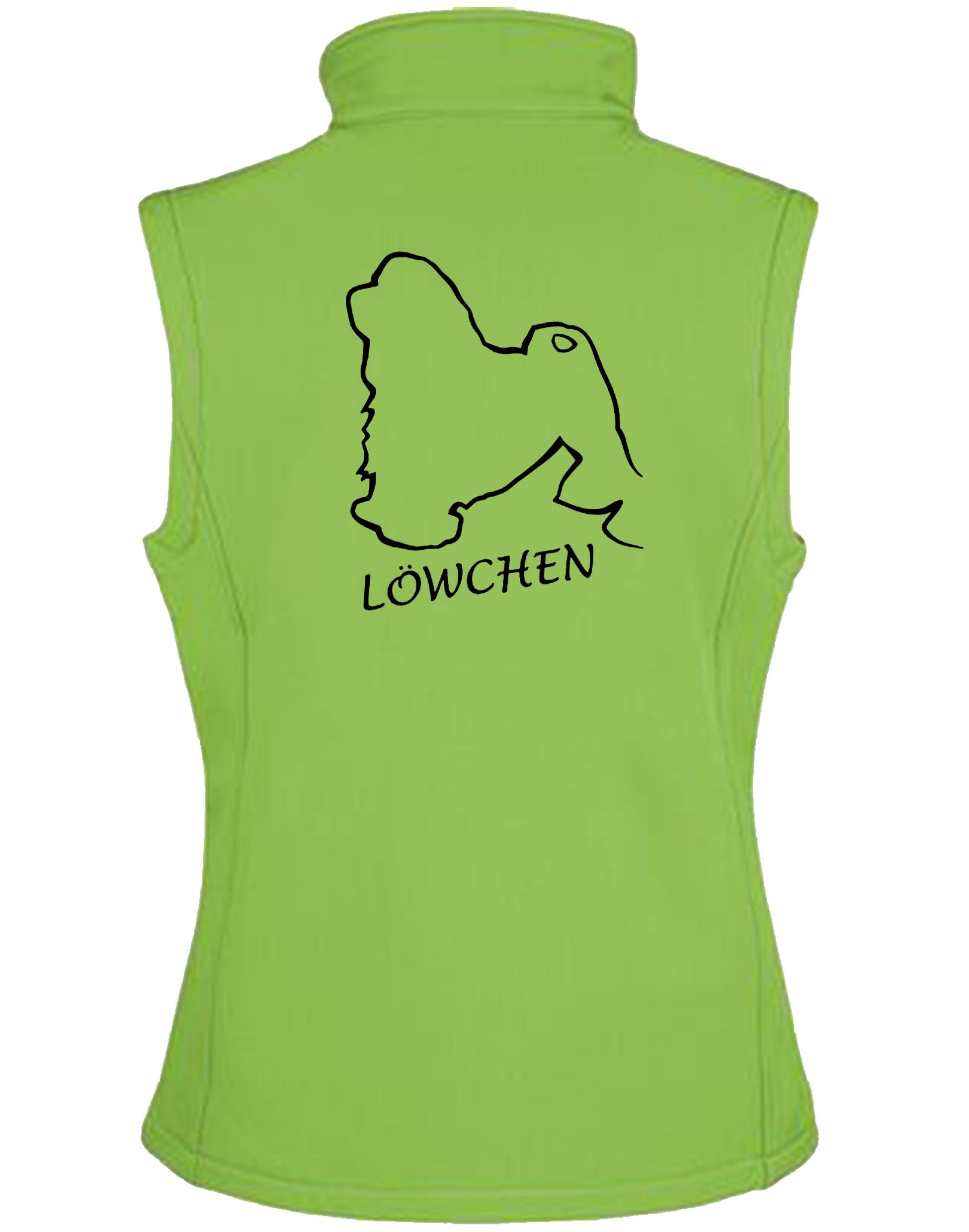 Lowchen Unisex Softshell Jacket with fleece lining and exclusive breed design.