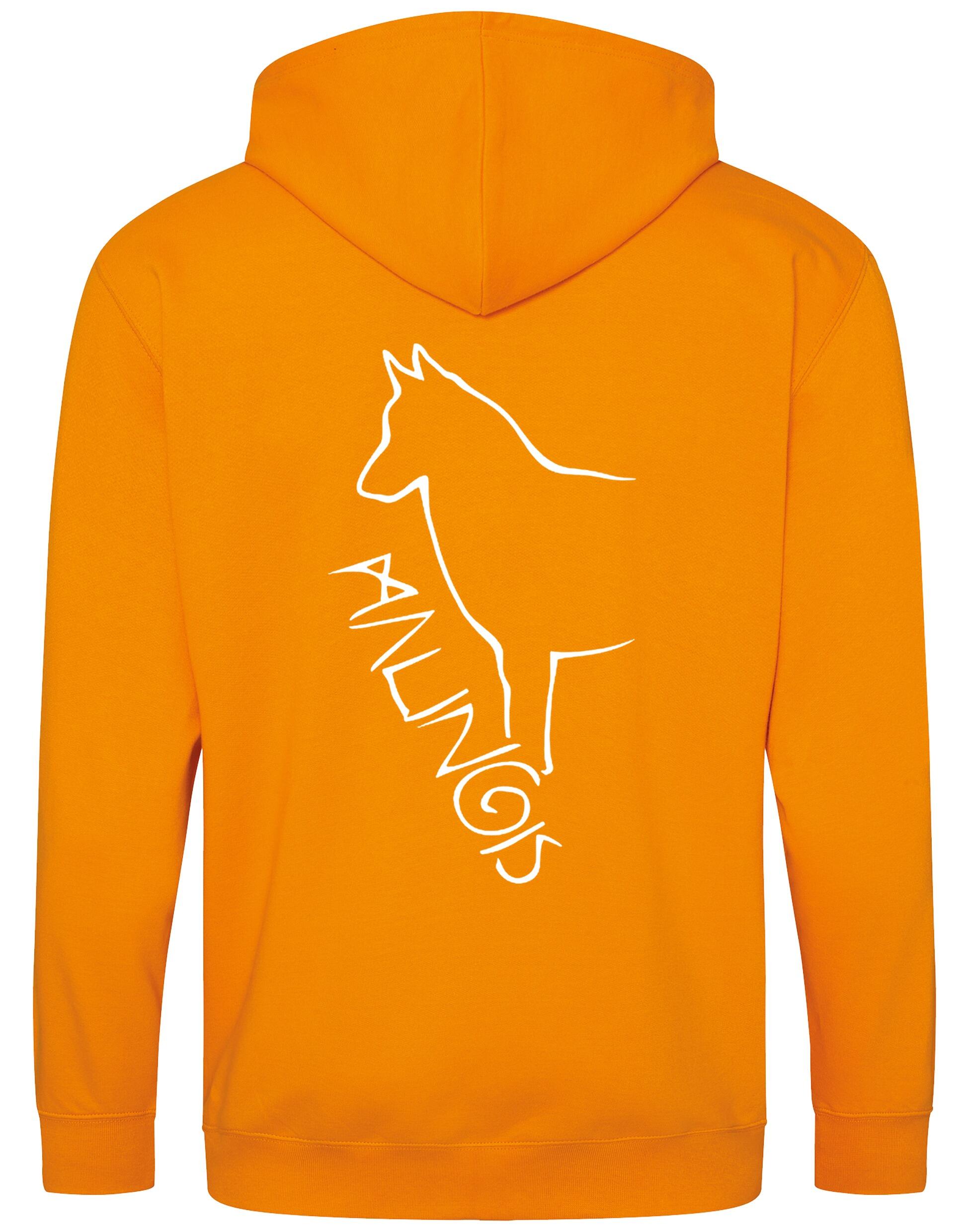 Malinois Zipped Hoodie with exclusive breed artwork and a personalised touch.