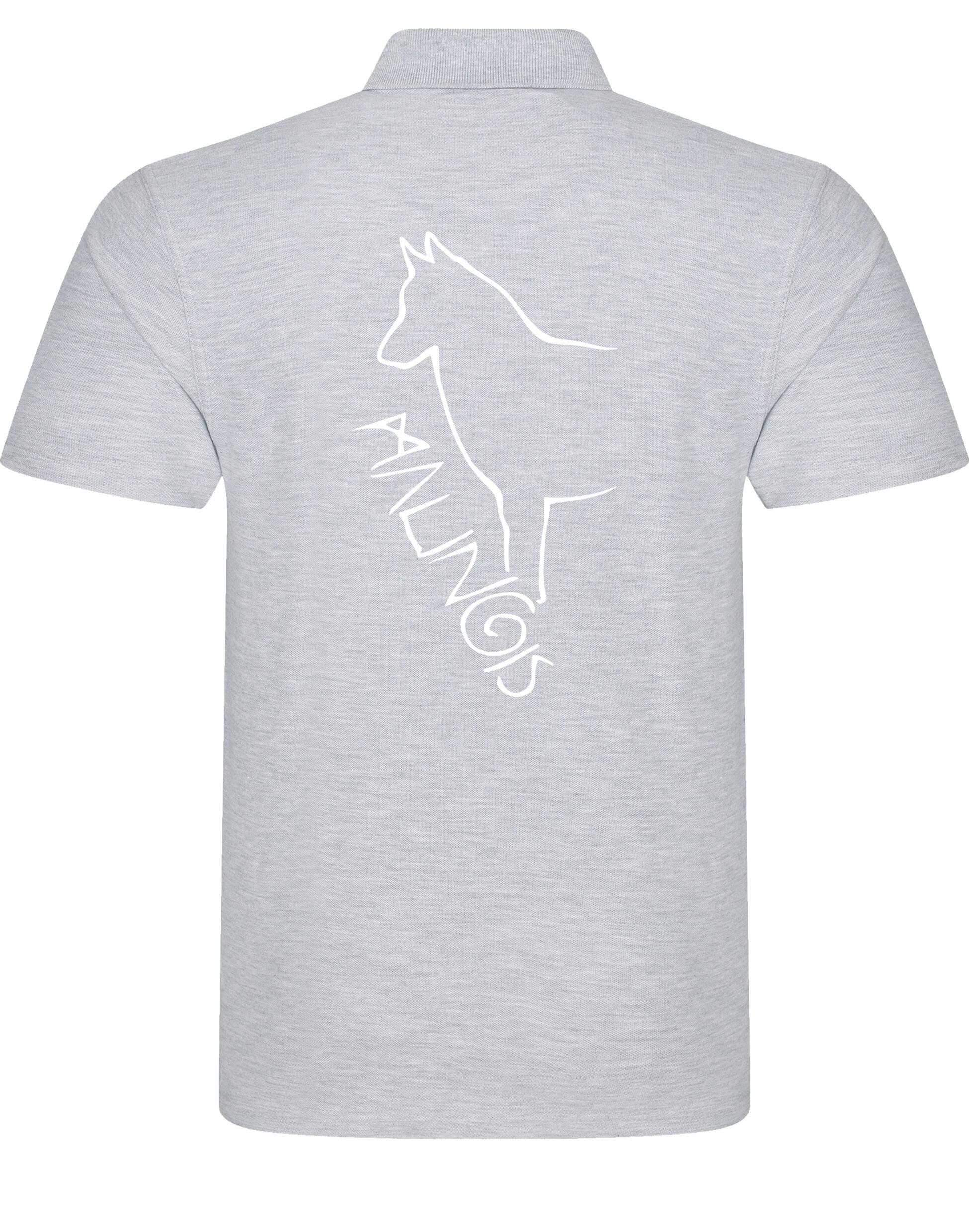 Unisex Cotton Polo featuring an exclusive Malinois breed graphic, combining style and comfort for Malinois enthusiasts.
