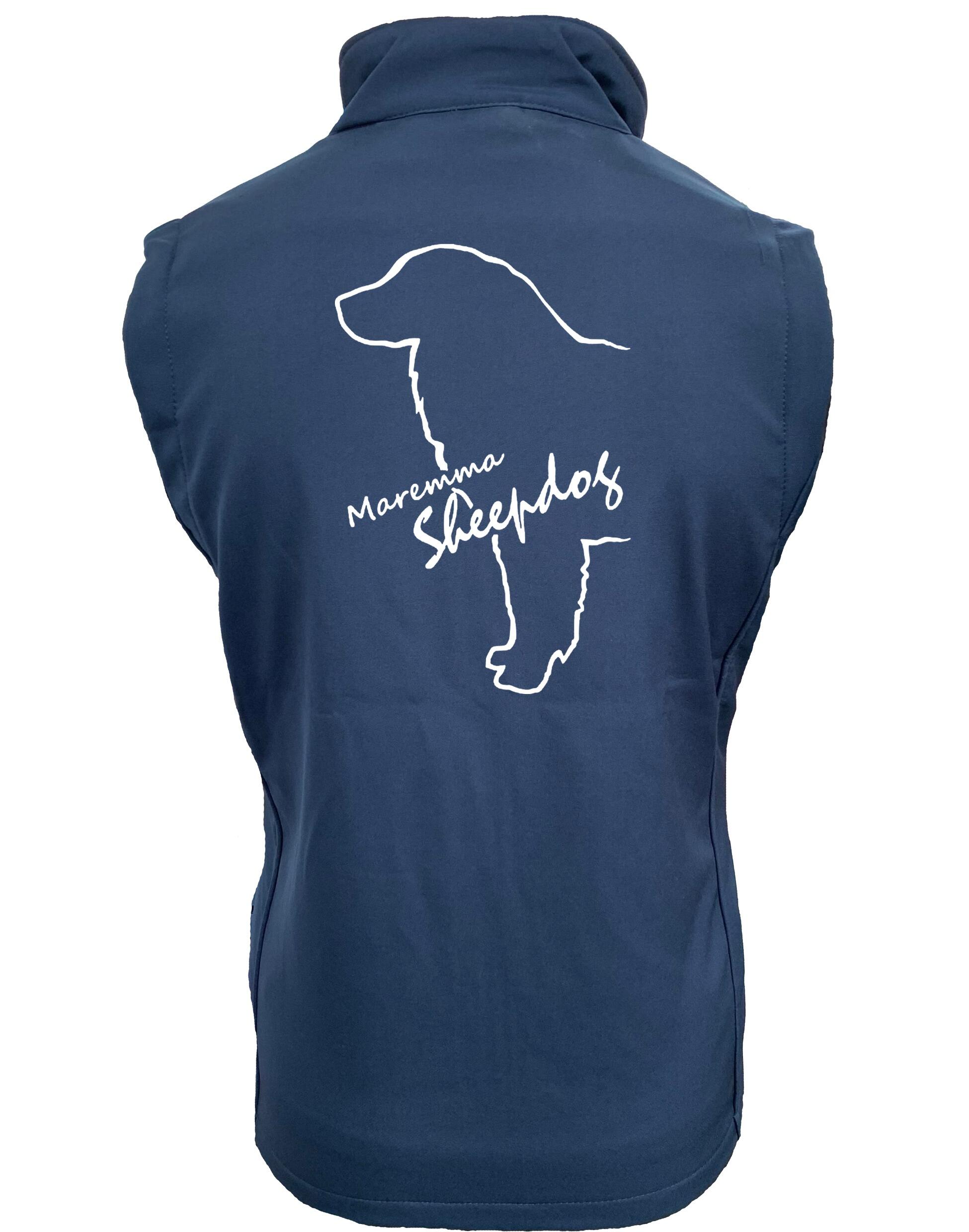 Unisex Softshell Jacket featuring an exclusive Maremma Sheepdog design, offering style, warmth, and water-resistant protection.