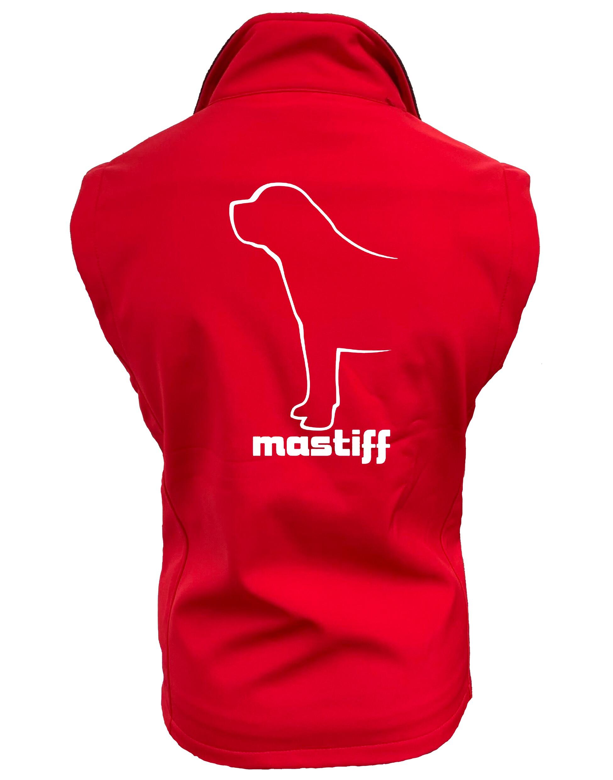 Mastiff Women’s Softshell Jacket with exclusive breed design, water-resistant fabric, and fleece lining for warmth and comfort.