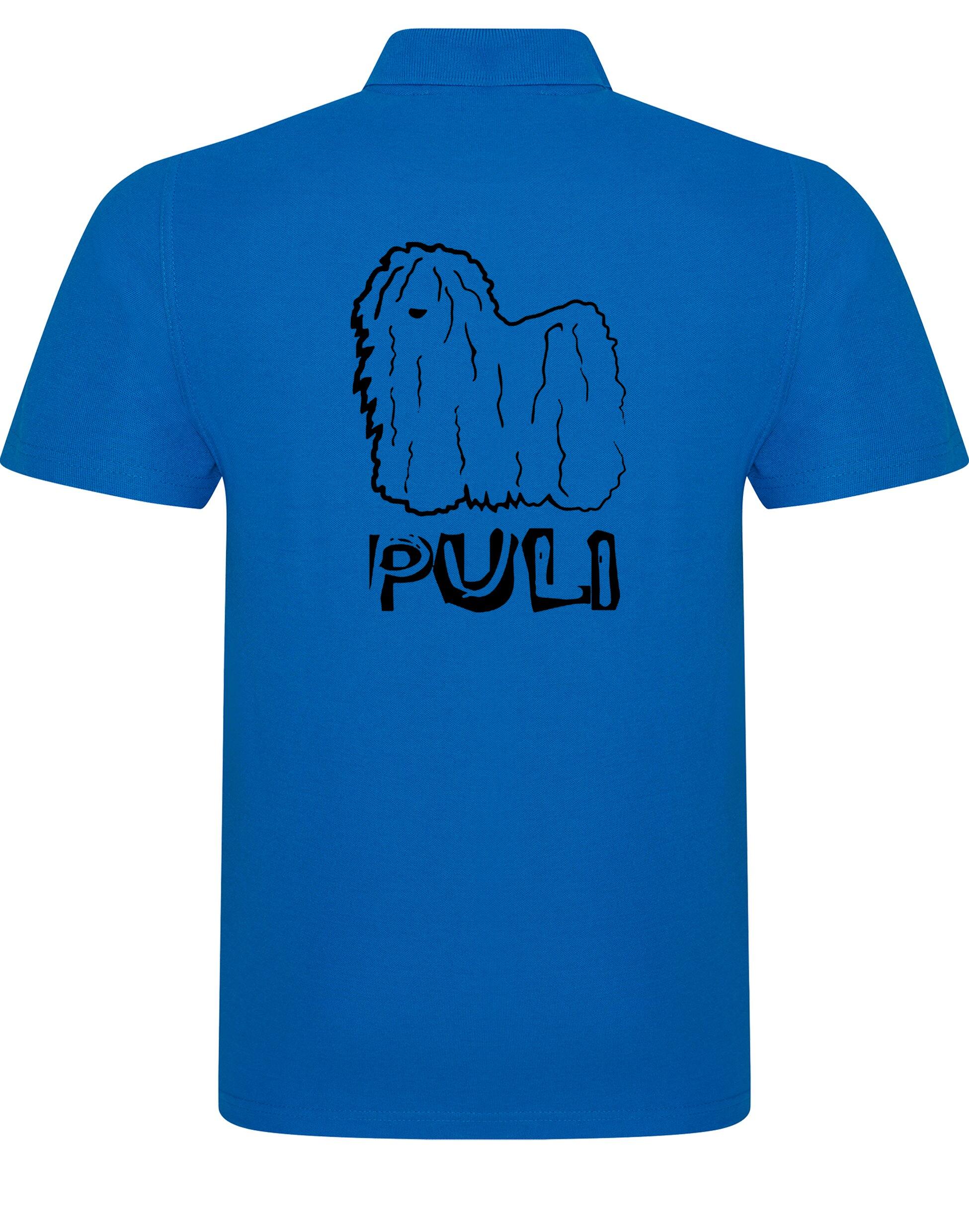Unisex Hungarian Puli Cotton Polo featuring exclusive breed artwork, crafted from premium breathable cotton for all-day comfort and a relaxed, stylish fit, perfect for Hungarian Puli enthusiasts.