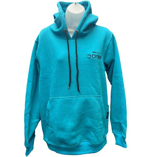 Image of a heavyweight unisex pullover hoodie for dog training in vibrant Jade. Designed for functionality and comfort, it features dual kangaroo pouches, reinforced stitching, and premium 330gsm fabric construction. Available in sizes S to XL, this hoodie is built for professional dog trainers.