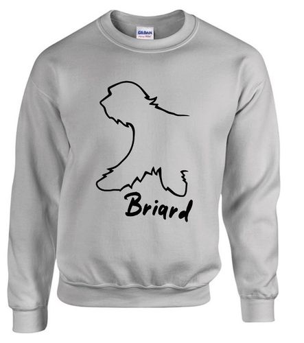 Briard Dog Breed Sweatshirts Adult Heavy Blend
