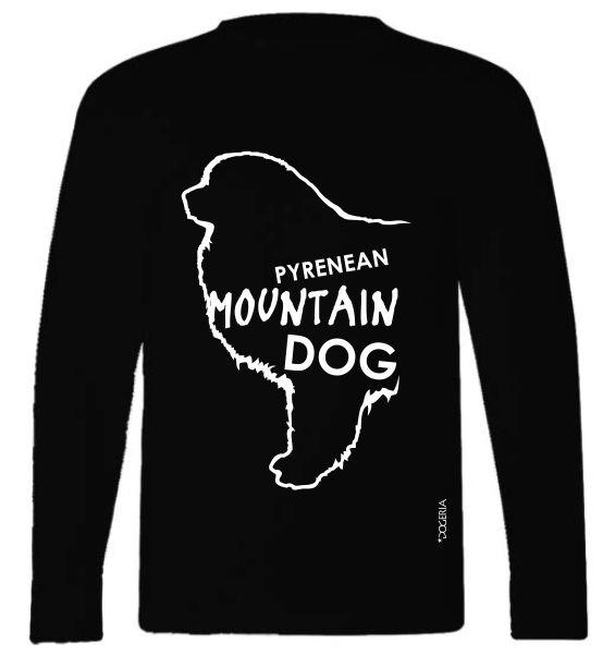Pyrenean Mountain Dog T-Shirts Adult Long-Sleeved Premium Cotton