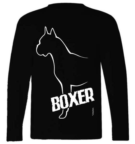 Boxer T-Shirt Adult Long-Sleeved Premium Cotton