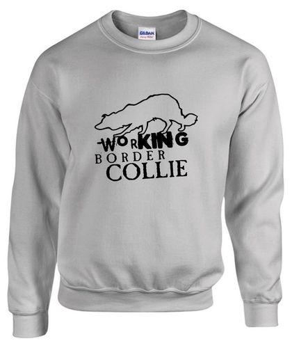 Working Border Collie Sweatshirts Adult Heavy Blend Dog Breed Design